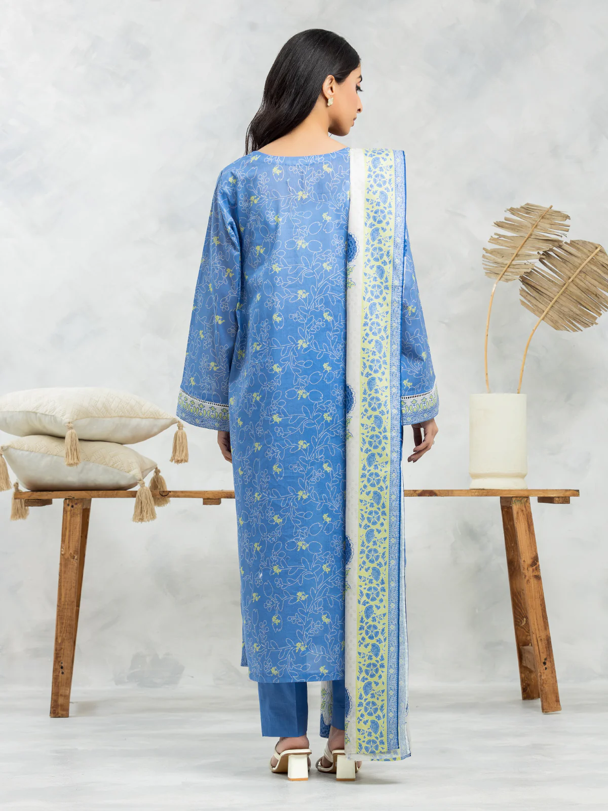 Printed Lawn Suit - EWU24A1-29102-3P - Image 2
