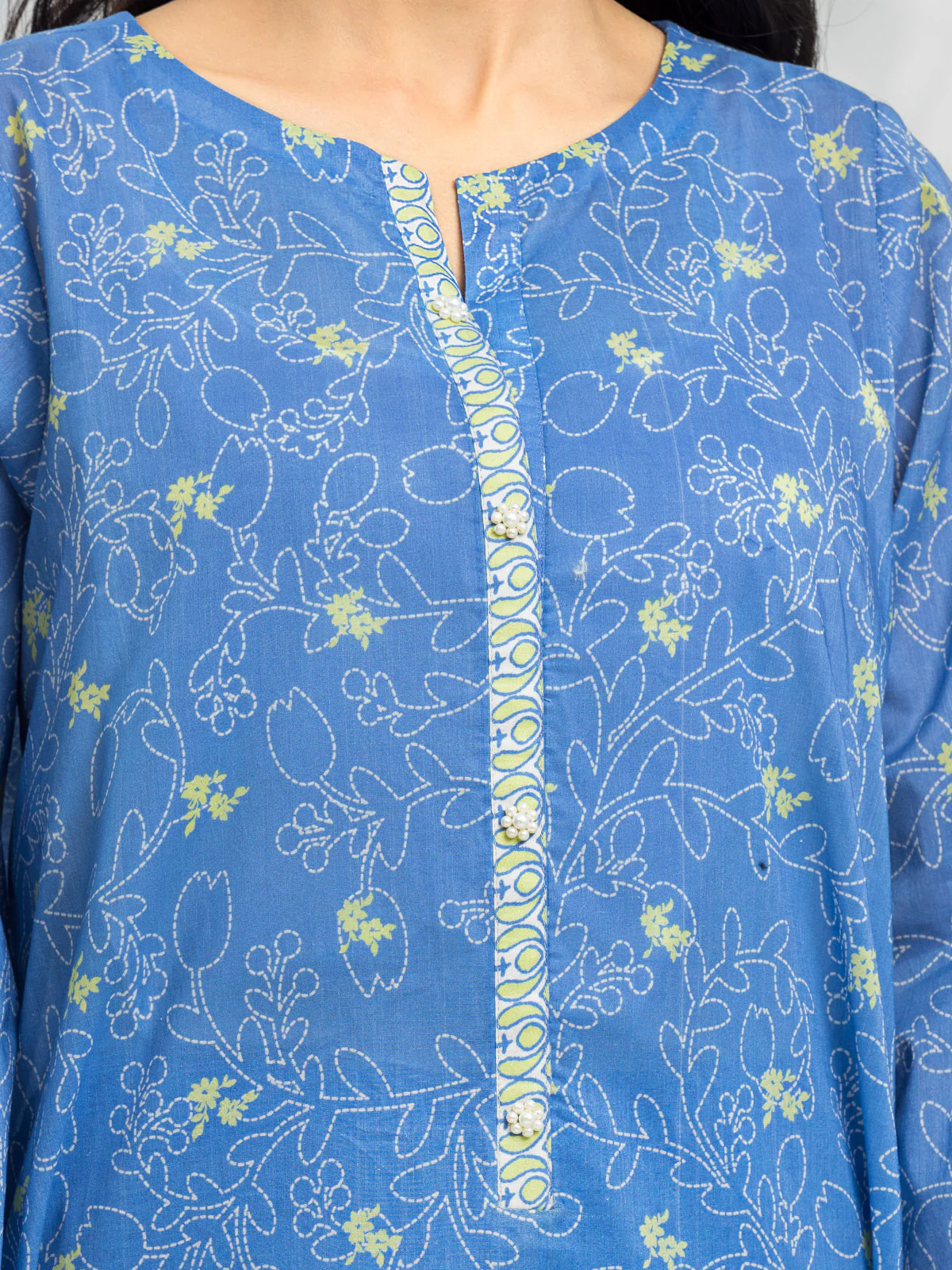 Printed Lawn Suit - EWU24A1-29102-3P - Image 3