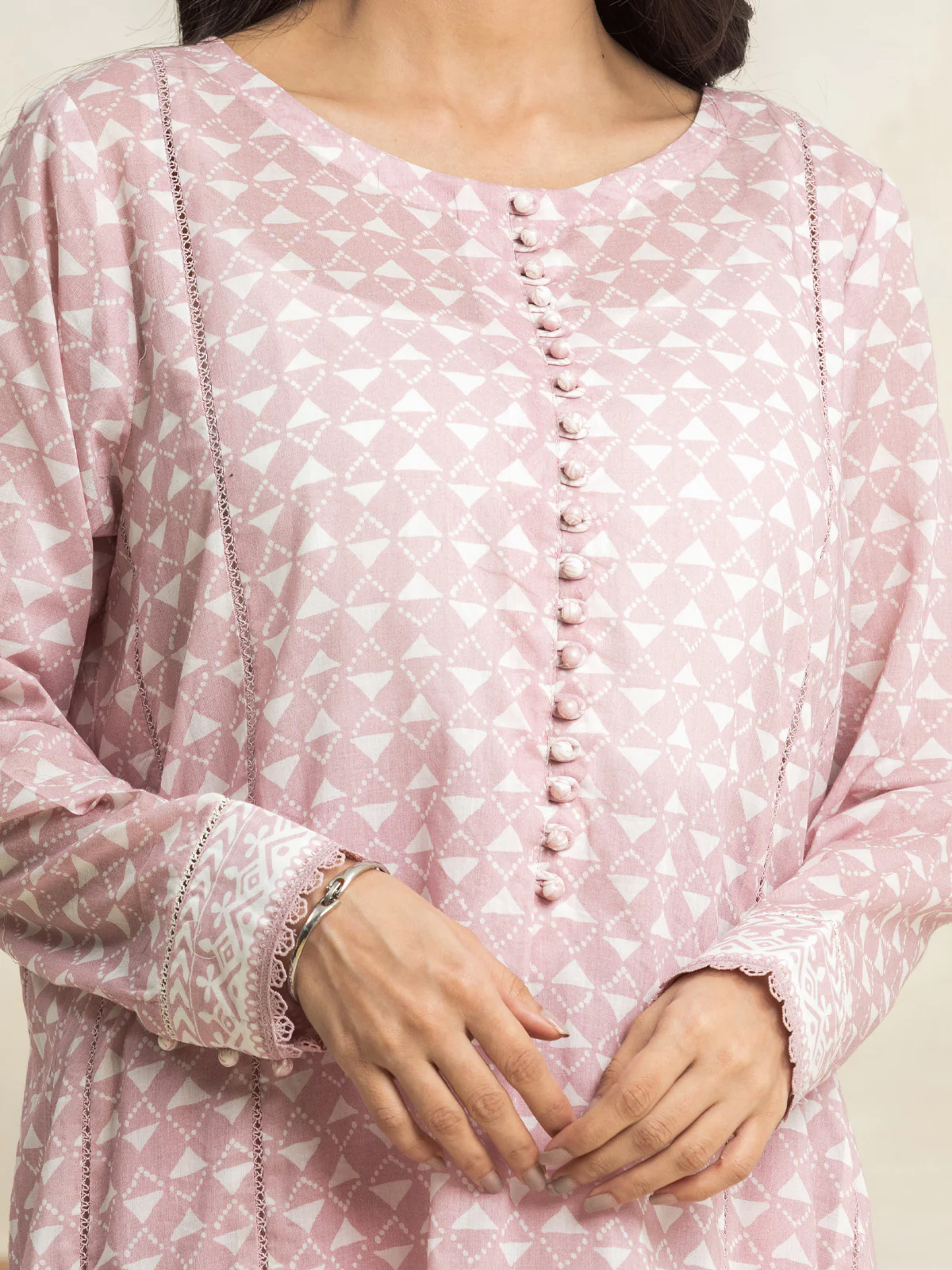 Printed Lawn Suit - EWU24A1-29146-3P - Image 3