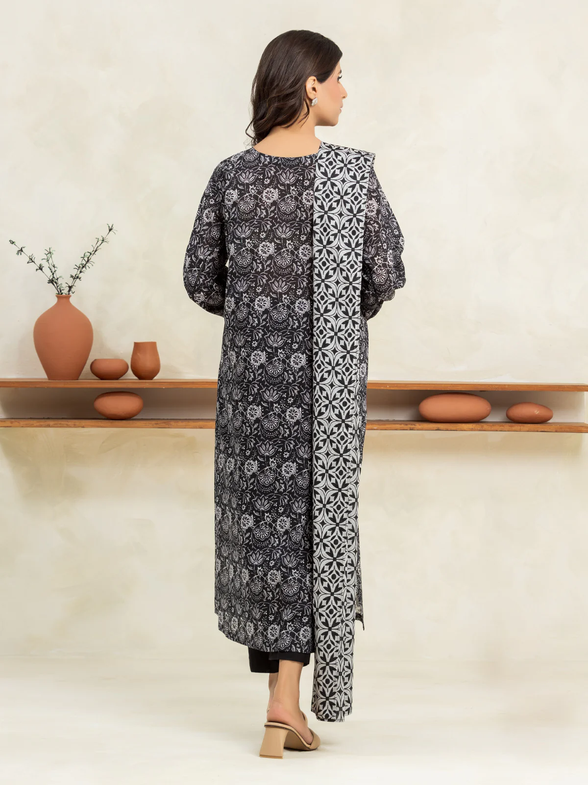 Printed Lawn Suit - EWU24A1-29150-3P - Image 2