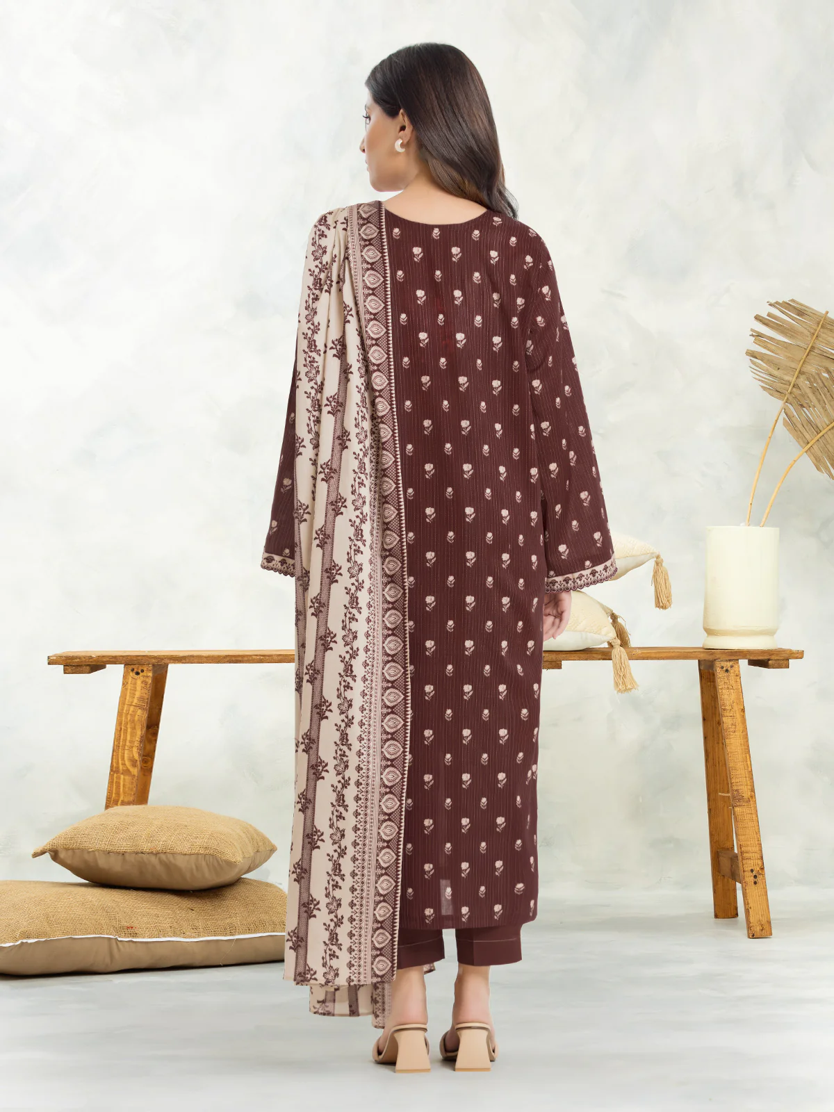 Printed Lawn Suit - EWU24A1-29188-3P - Image 4