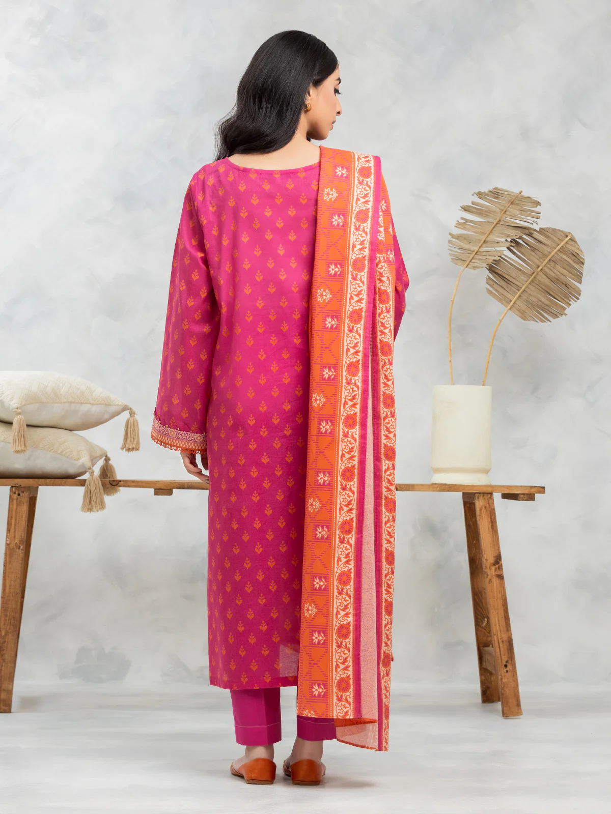 Printed Lawn Suit - EWU24A1-29190-3P - Image 4