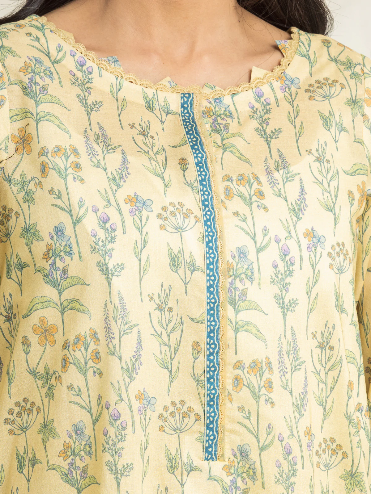 Printed Lawn Suit - EWU24A1-29244-3P - Image 3