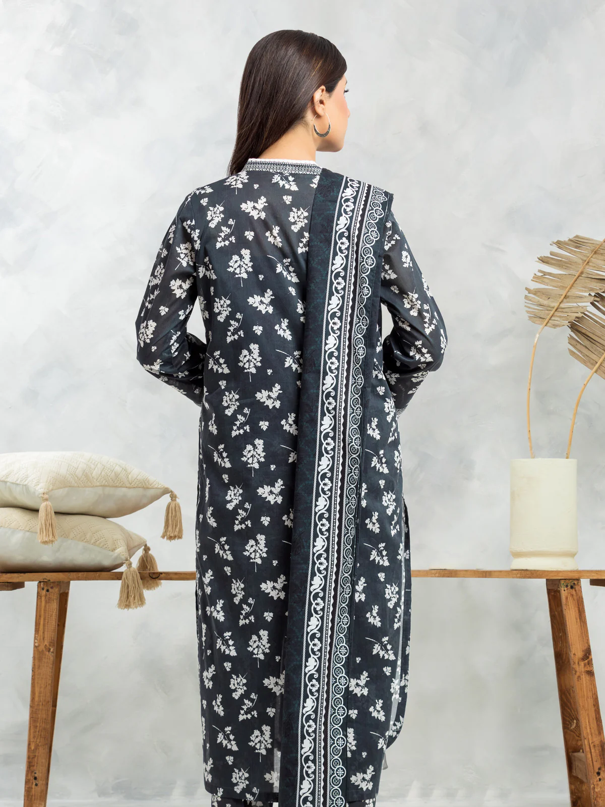 Printed Lawn Suit - EWU24A1-29484-3P - Image 2