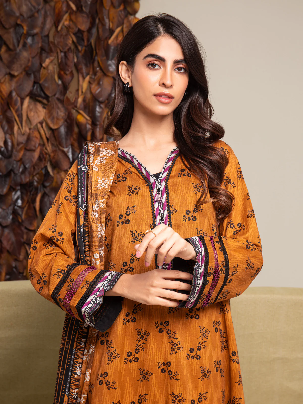 Printed Cambric Suit - EWU24A2-27288-3P - Image 4