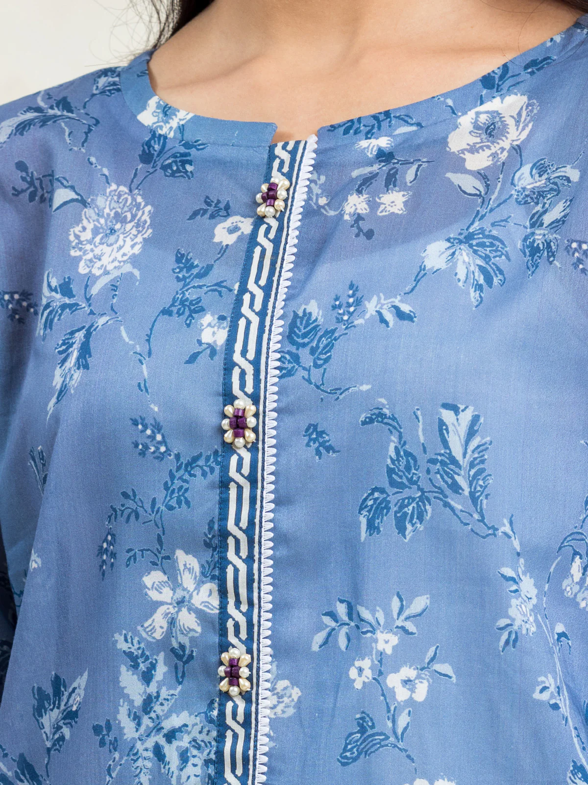 Printed Cambric Suit - EWU24A2-29024-3P - Image 3