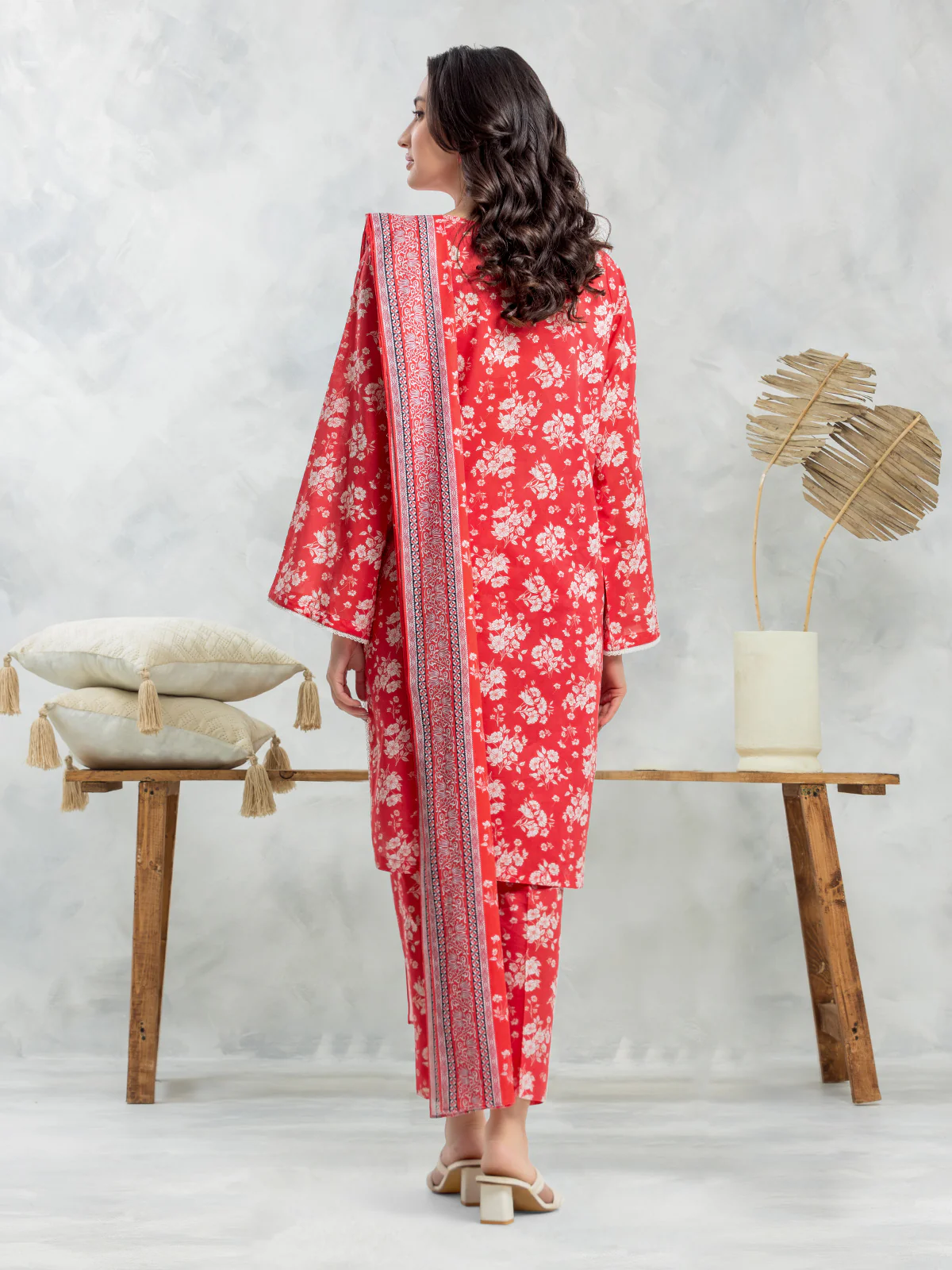 Printed Cambric Suit - EWU24A2-29034-3P - Image 4