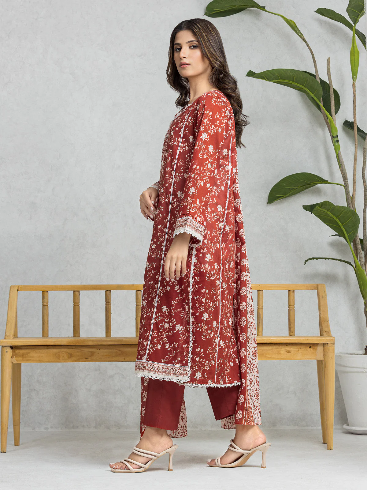 Printed Viscose Suit - EWU24A4-28581-3P - Image 5
