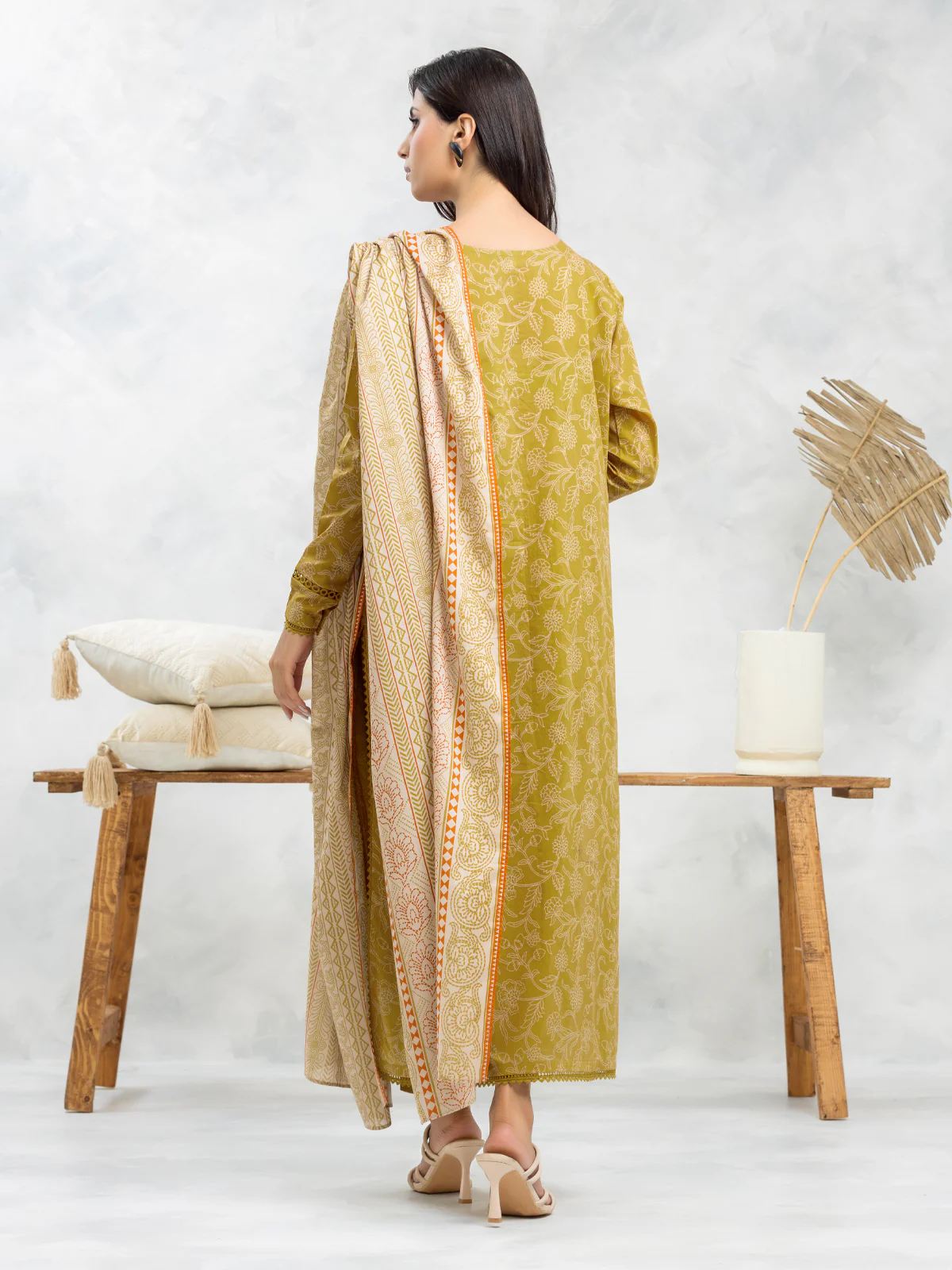 Printed Viscose Suit - EWU24A4-29109-3P - Image 4
