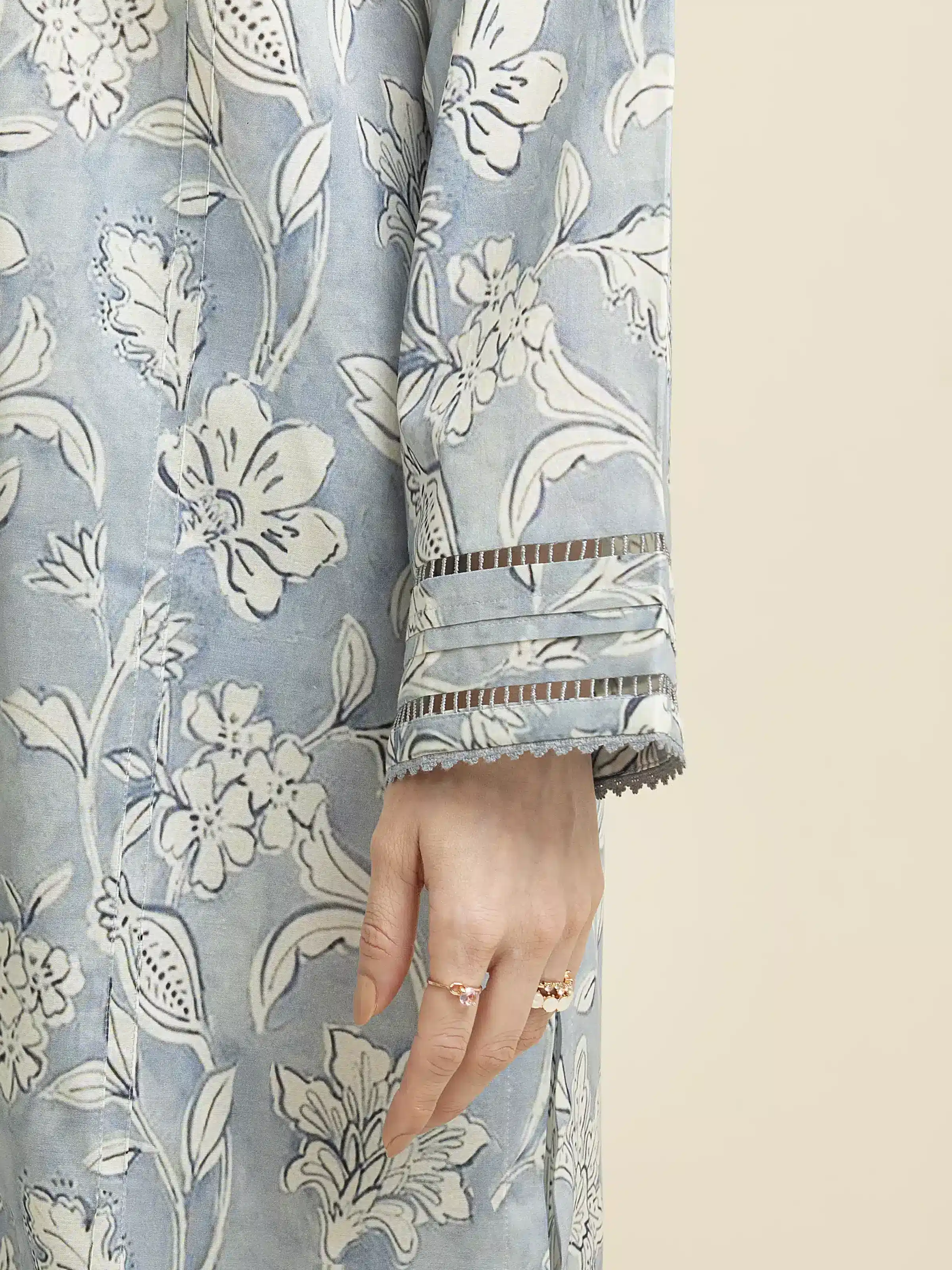 Printed Lawn Shirt Dupatta - EWU5A1-35087SD - Image 5