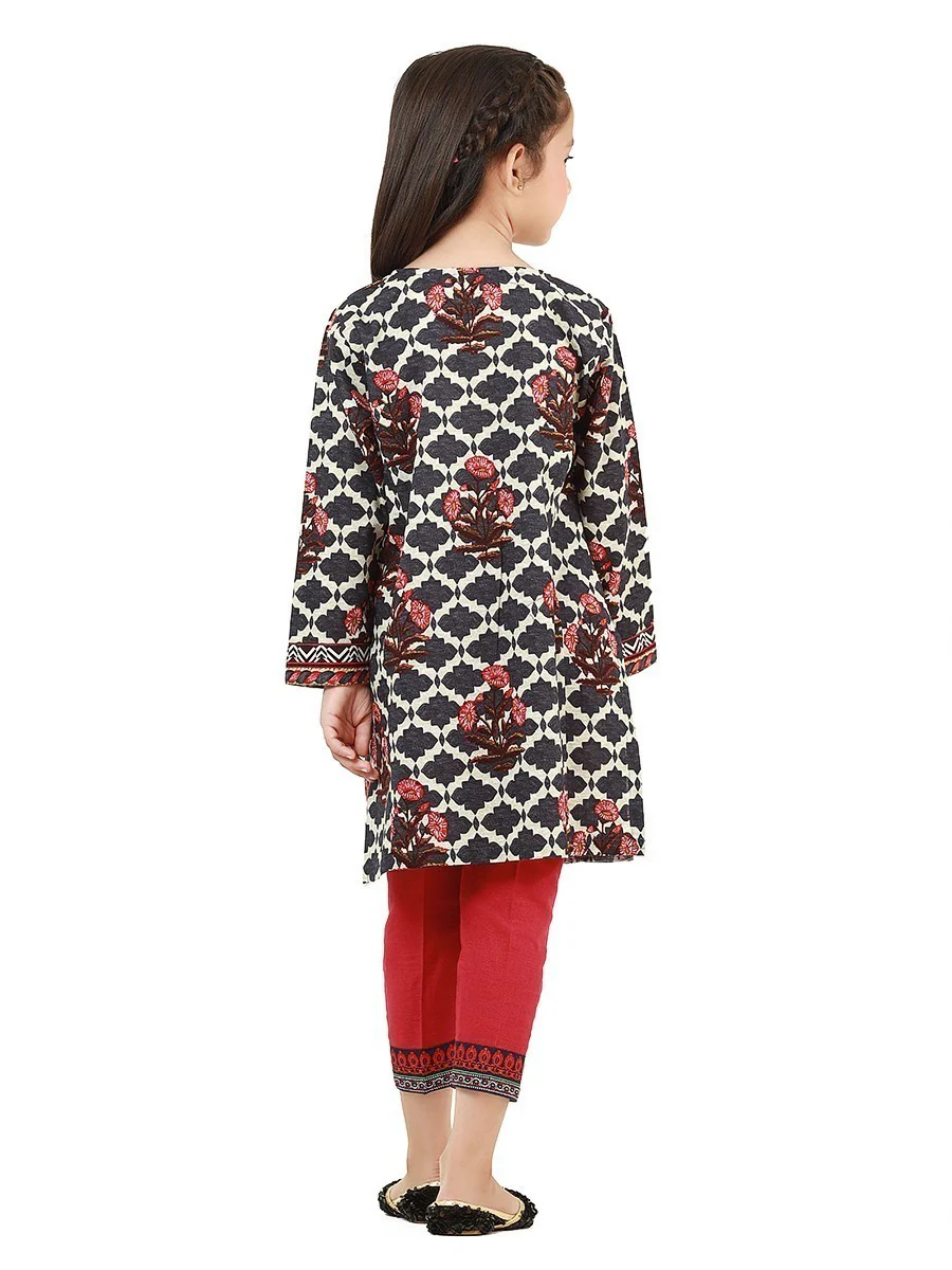 Printed Lawn Shirt - EGTKP22-70466 - Image 5