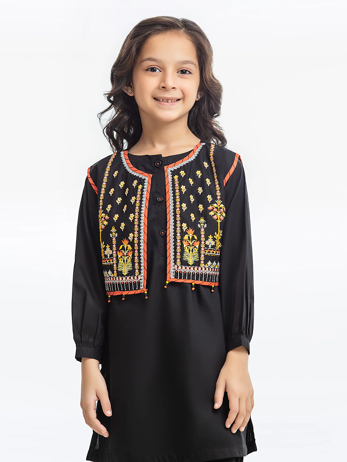 Embroidered Cambric Shirt Trouser - EGTKE23-70524ST - Image 4