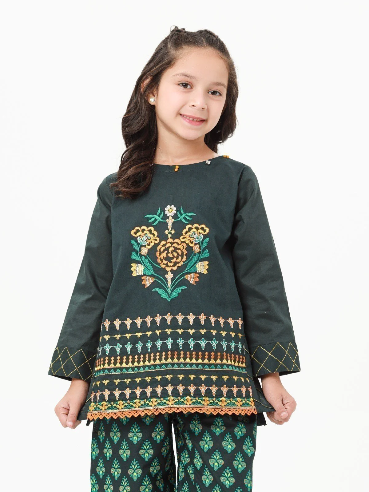 Embroidered Lawn Shirt Trouser - EGTKE22-70359 - Image 2