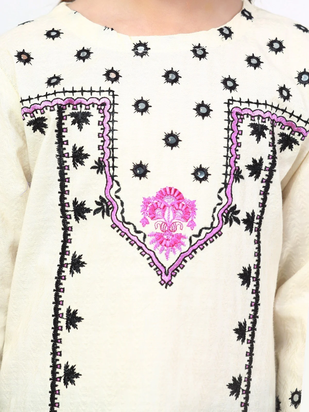 Embroidered Cotton Jacquard Shirt - EGTKE22-70486 - Image 4