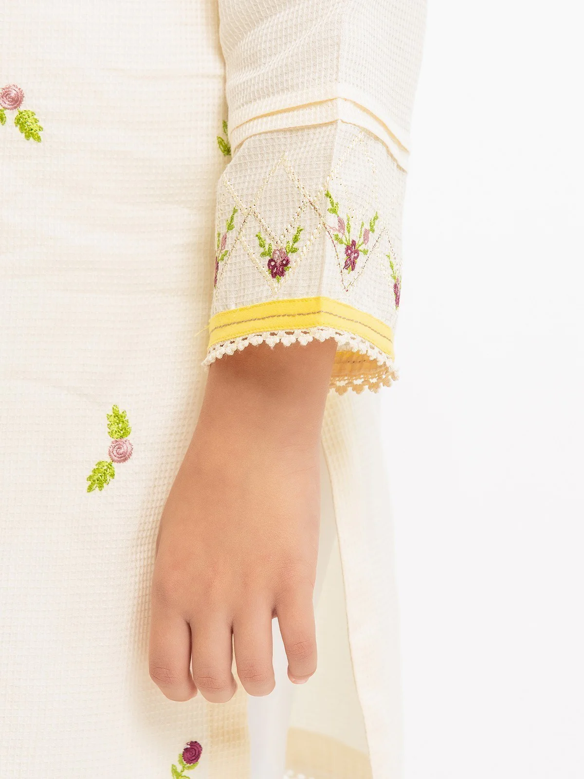 Embroidered Dobby Shirt - EGTKE23-70559S - Image 5