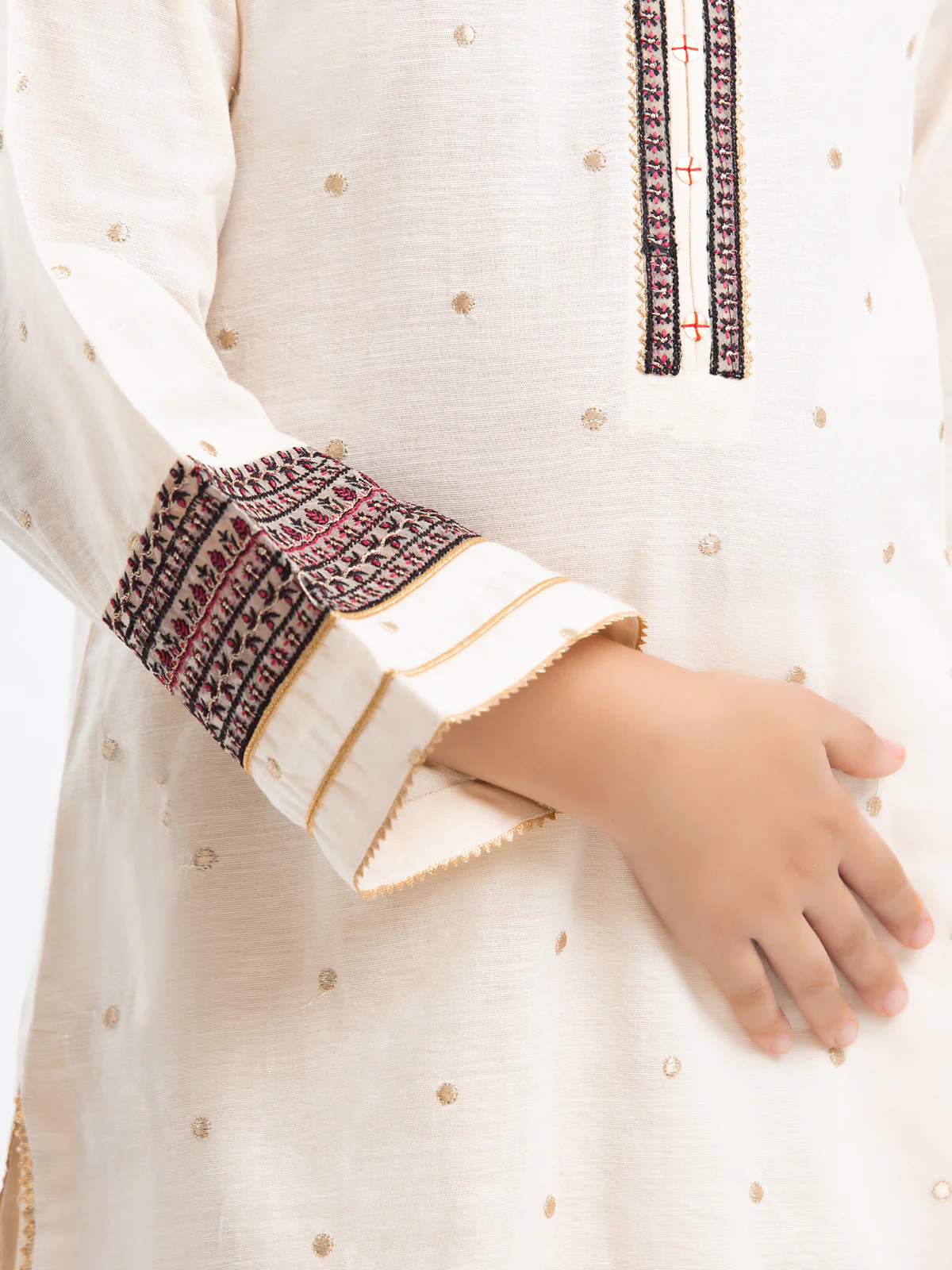 Embroidered Khaddar Shirt Trouser - EGTKE23-70700ST - Image 5