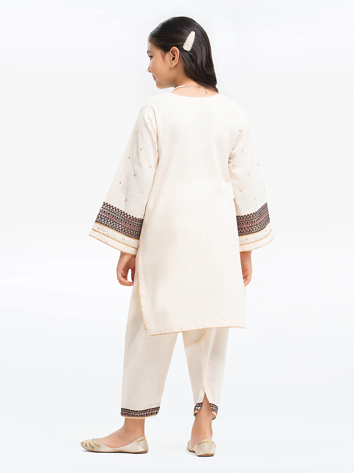 Embroidered Khaddar Shirt Trouser - EGTKE23-70700ST - Image 6
