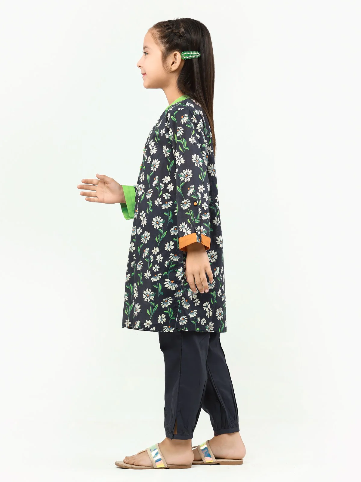 Printed Lawn Shirt Trouser - EGTKP22-70299 (2-Pcs) - Image 6