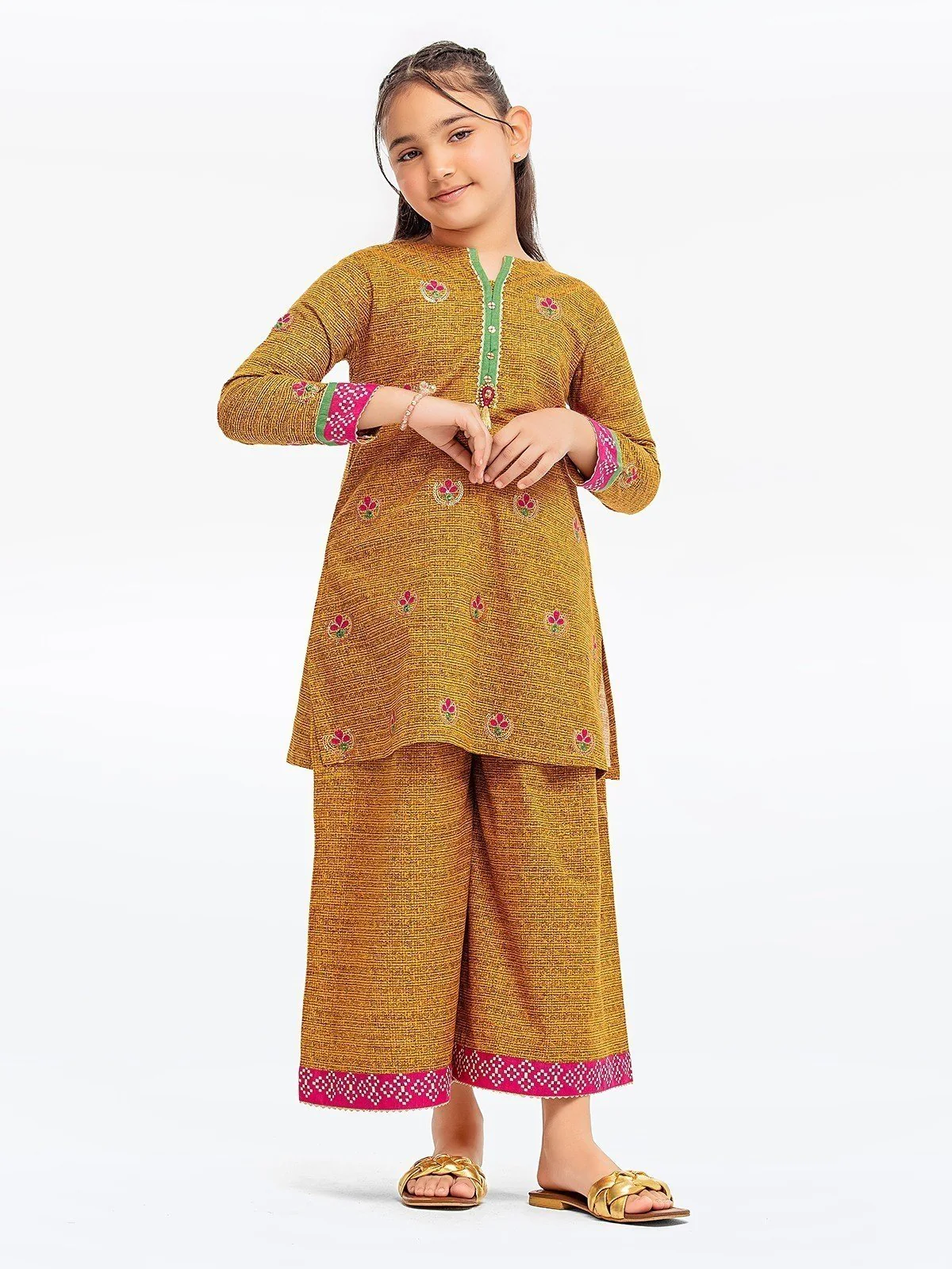 Embroidered Khaddar Shirt Trouser - EGTKE22-70576ST