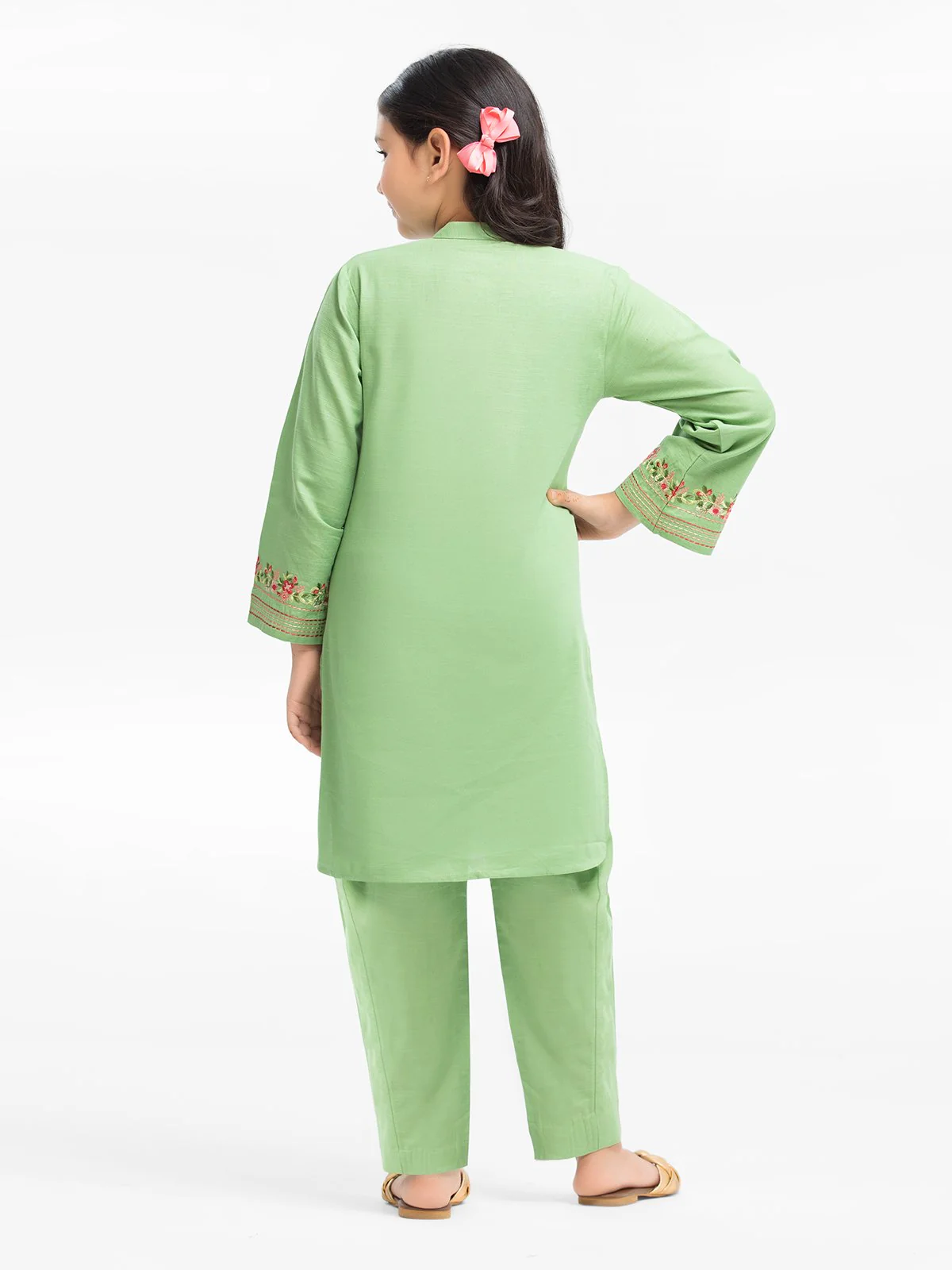 Embroidered Khaddar Shirt Trouser - EGTKE23-70678ST - Image 6