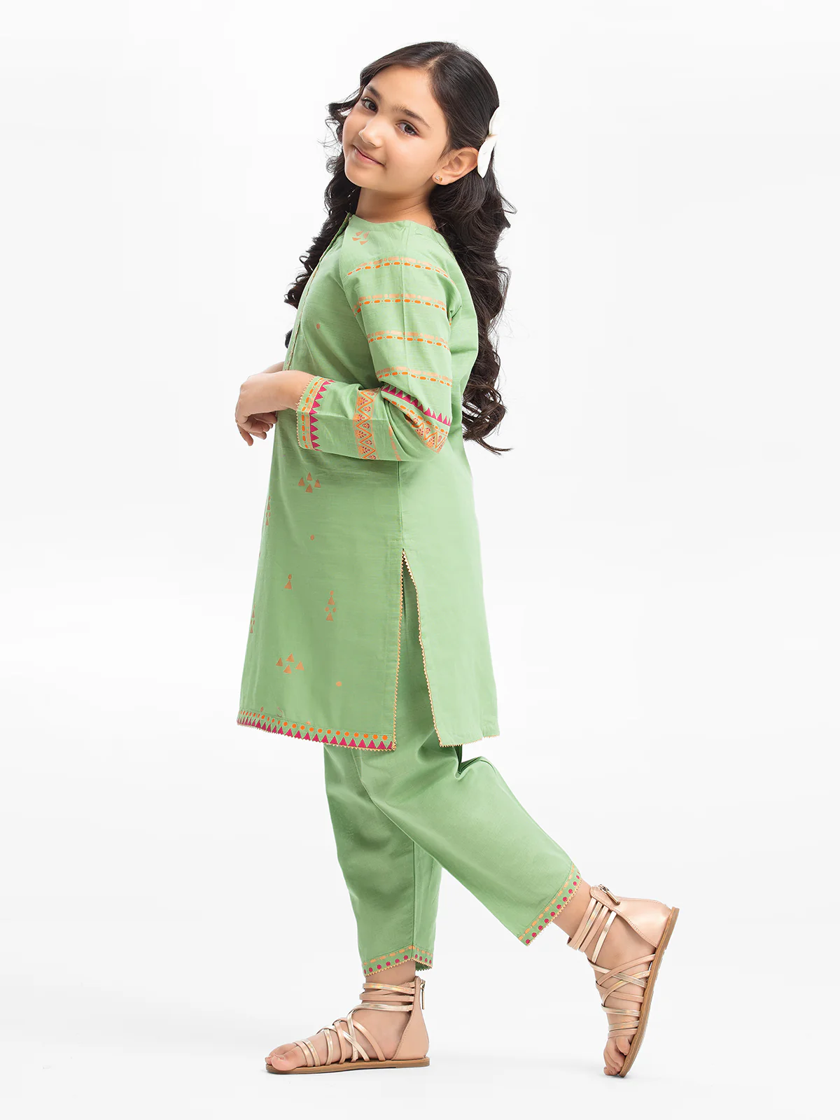 Printed Khaddar Shirt Trouser - EGTKP23-70701ST - Image 3