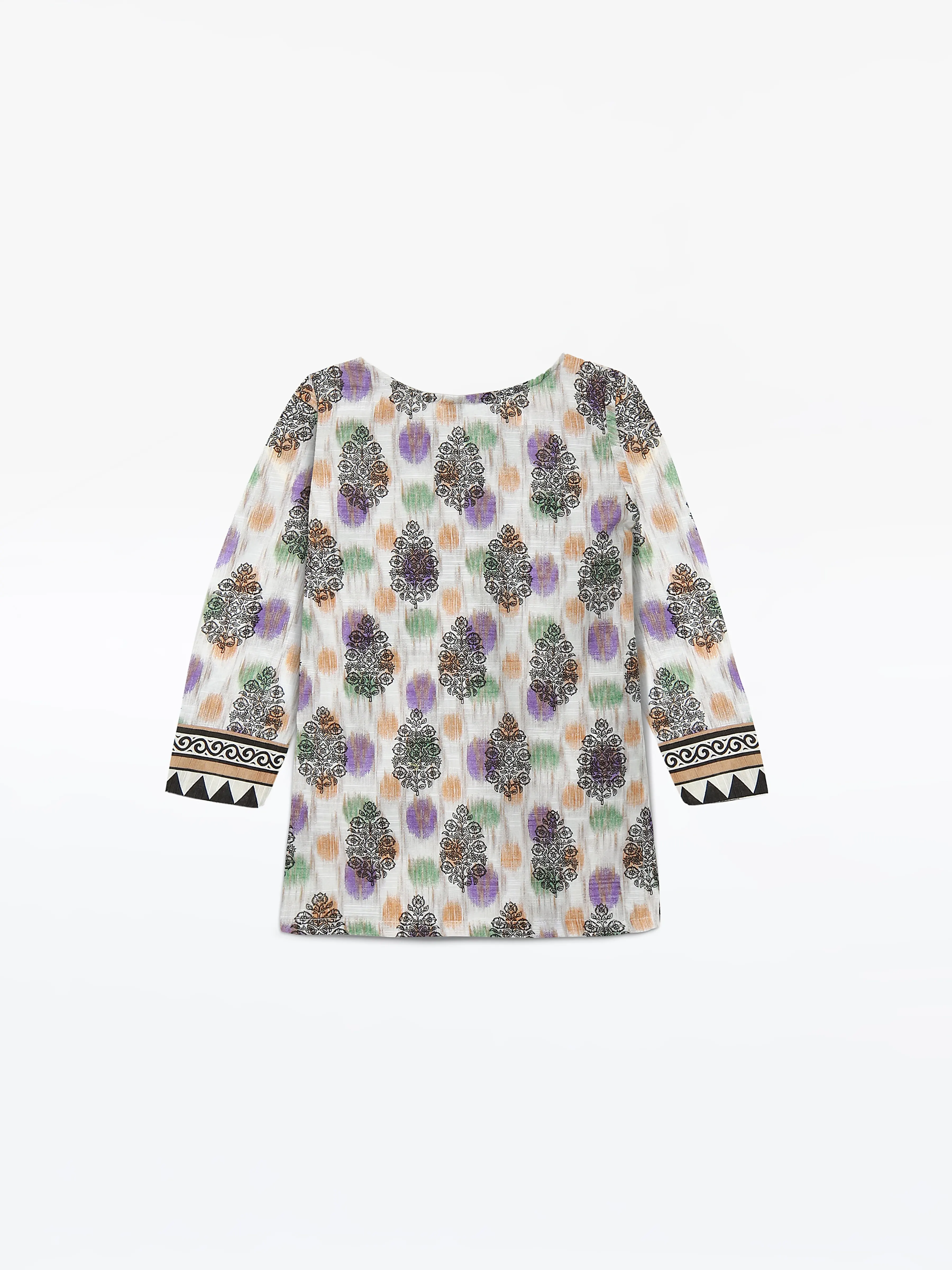 Printed Khaddar Shirt - EGTKP22-70582 - Image 2