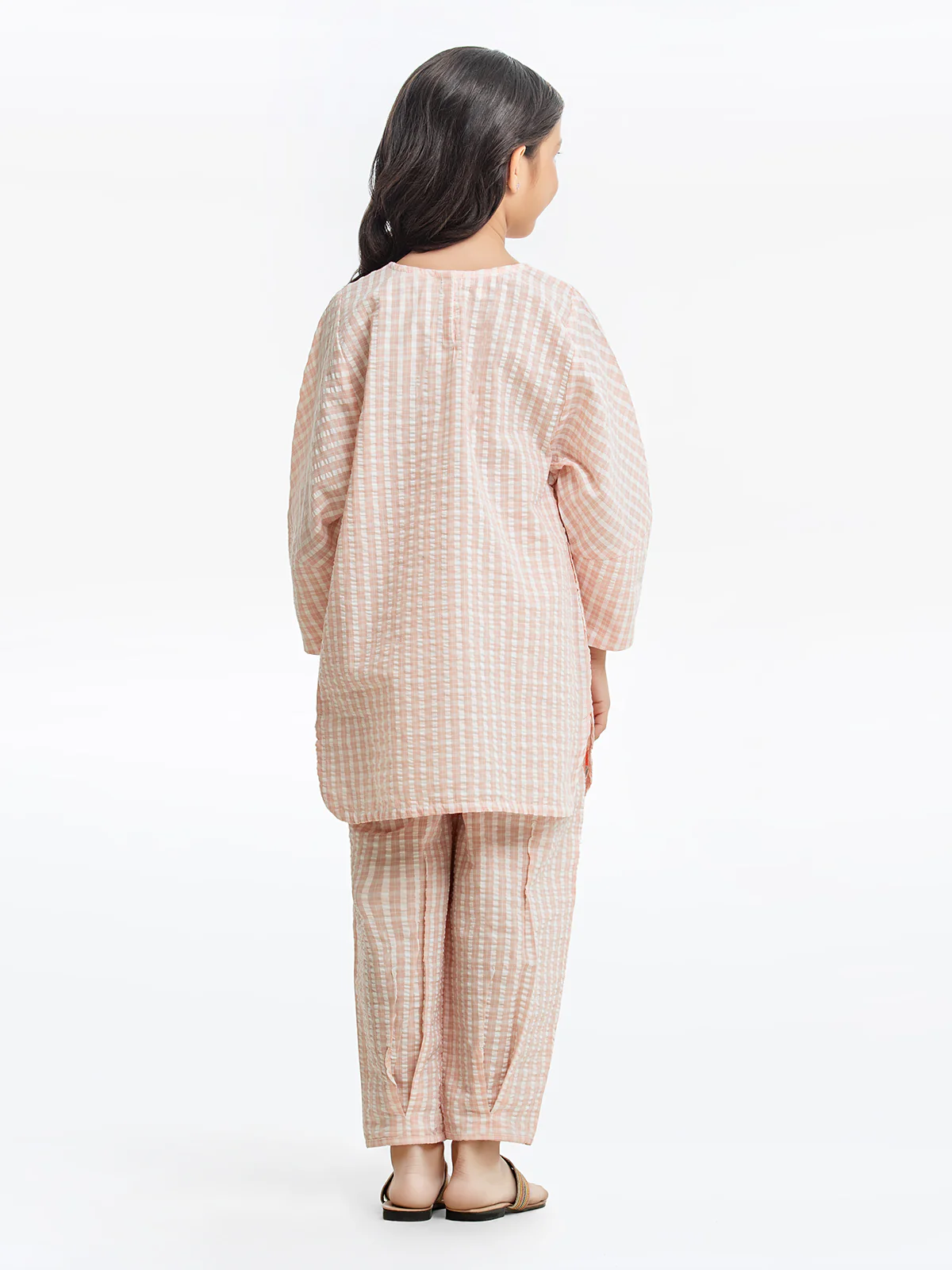 Embroidered Cotton Shirt Trouser - EGTKE23-70666ST - Image 6