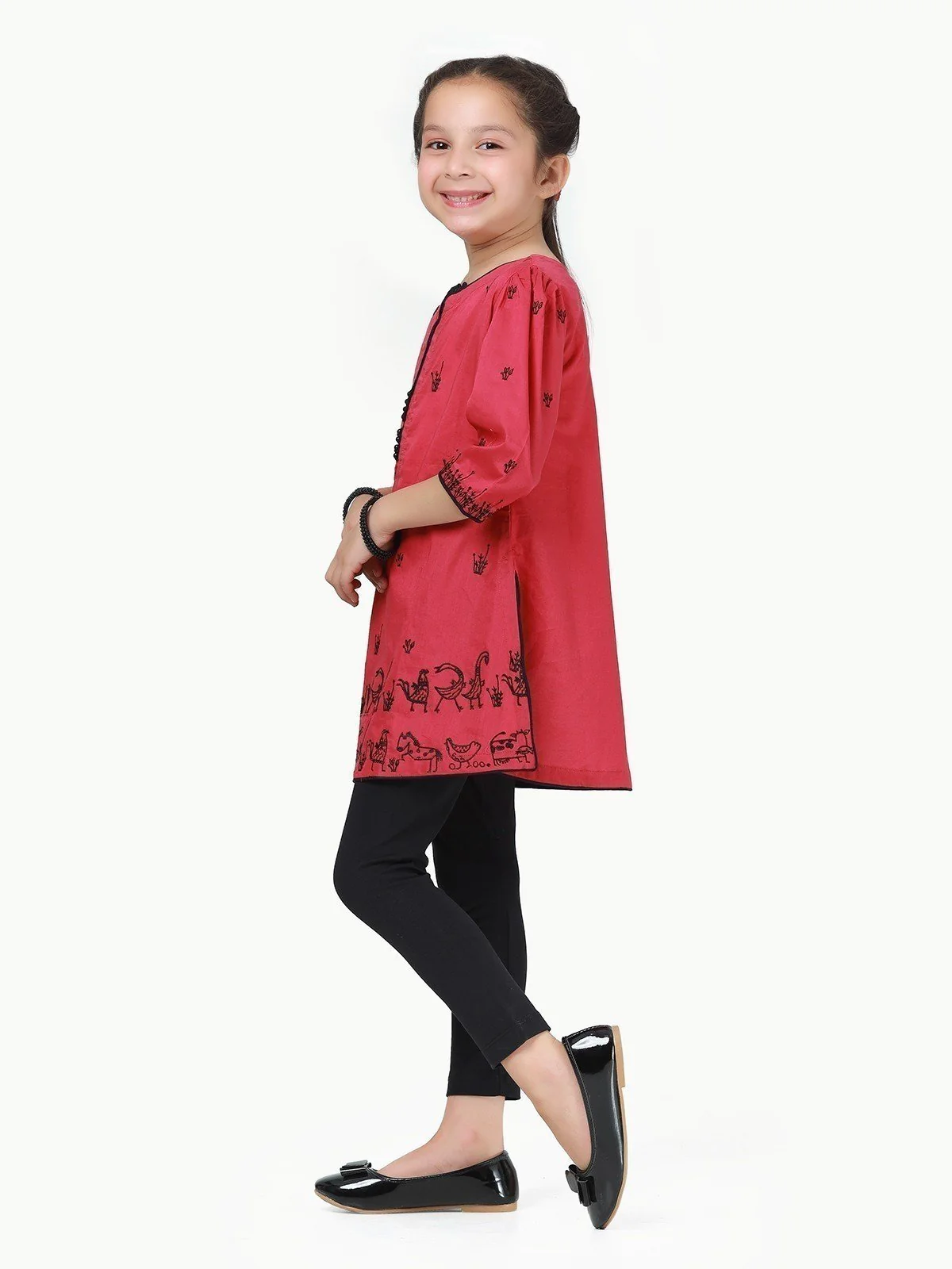 Embroidered Lawn Shirt - EGTKE22-70379 - Image 3