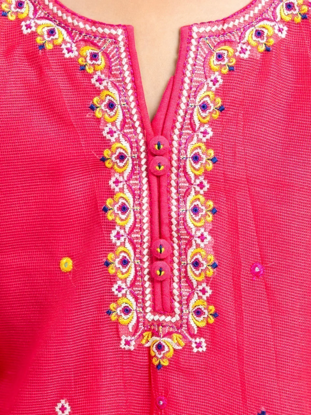 Embroidered Cotton Shirt Trouser - EGTKE23-70607ST - Image 4