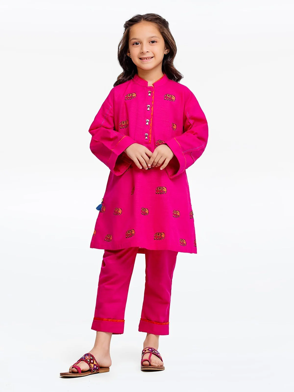 Printed Khaddar Shirt Trouser - EGTKP23-70672ST