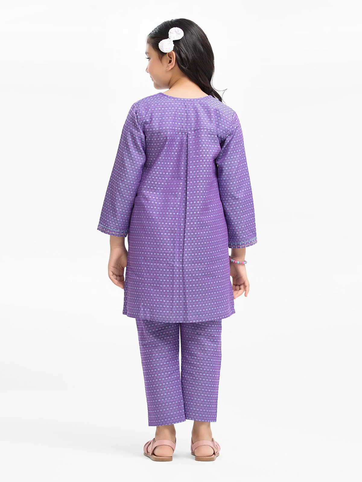Embroidered Jacquard Shirt Trouser - EGTKE23-70707ST - Image 6