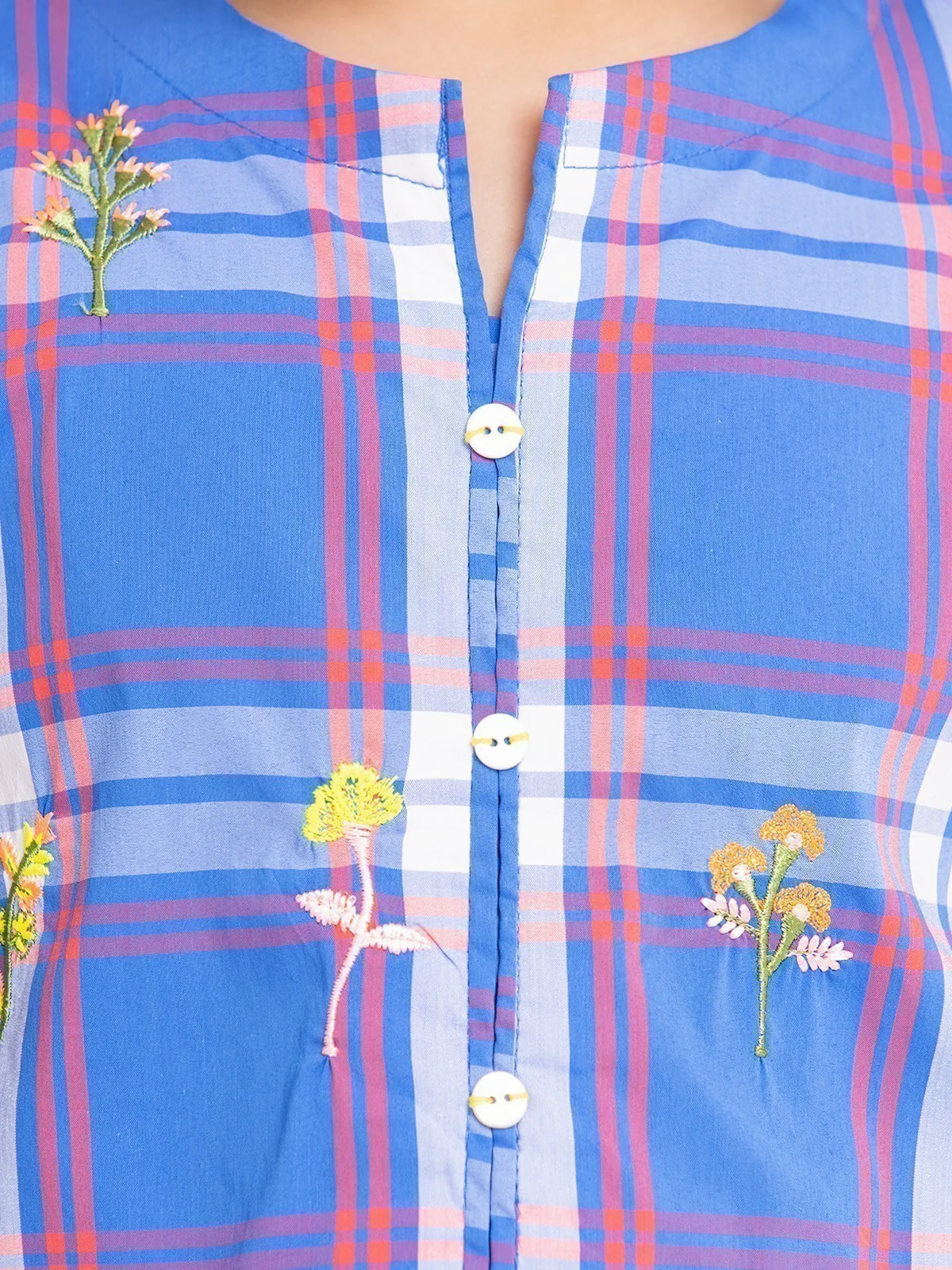 Embroidered Cotton Shirt - EGTKE23-70606 - Image 3