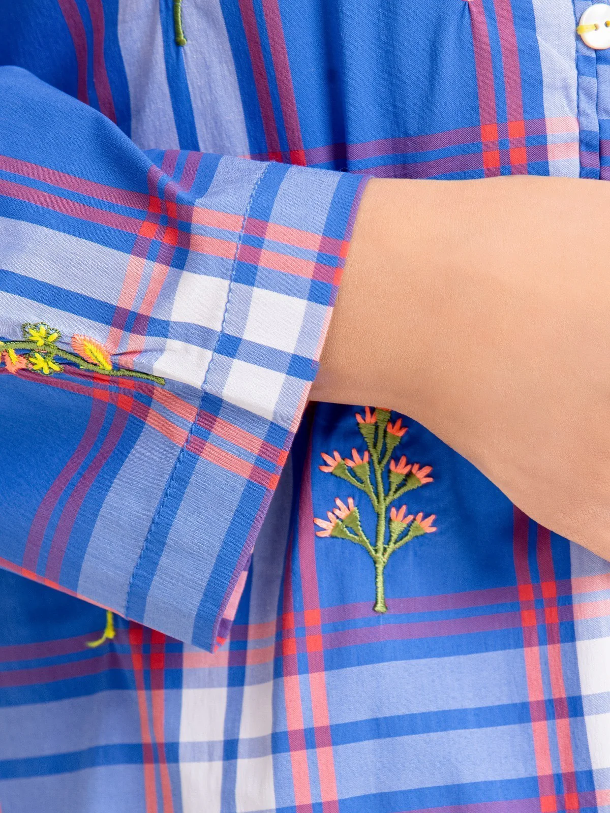 Embroidered Cotton Shirt - EGTKE23-70606 - Image 4