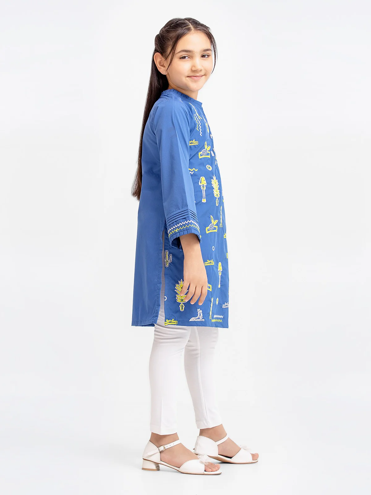 Embroidered Cotton Shirt - EGTKE23-70615S - Image 2