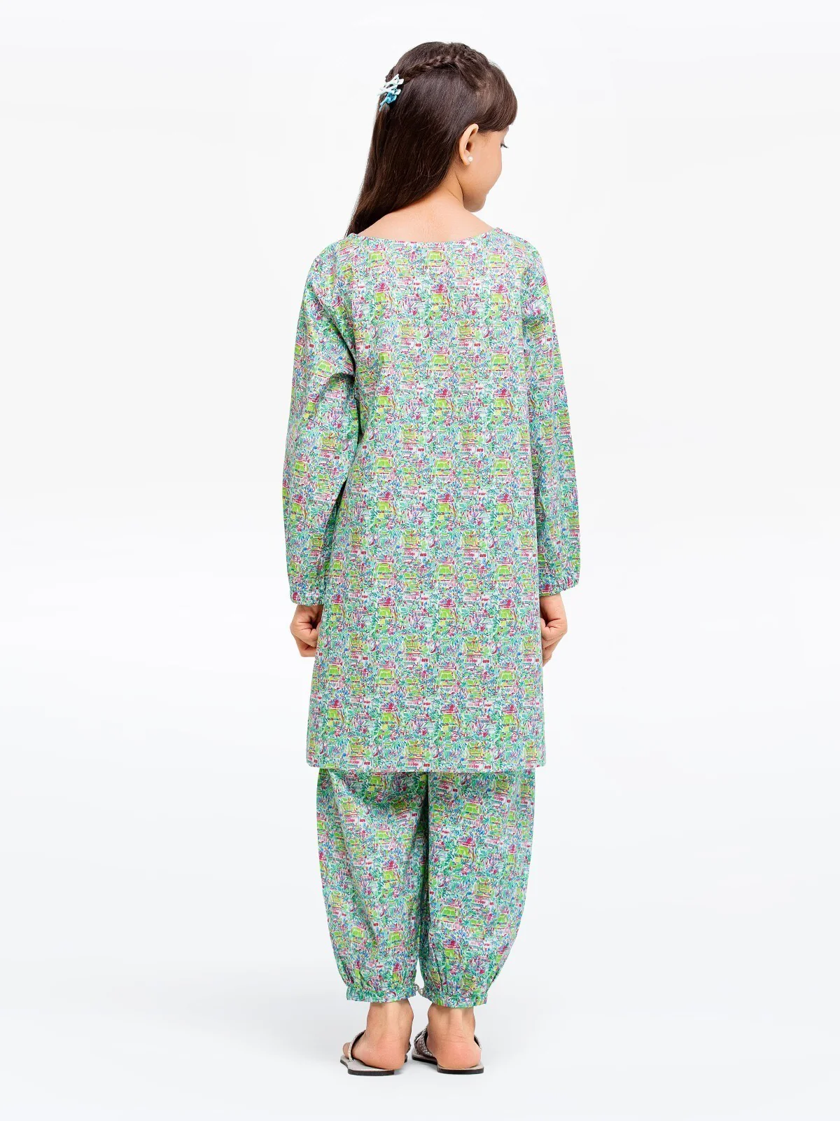 Printed Cambric Shirt Trouser - EGTKP23-70427ST - Image 6