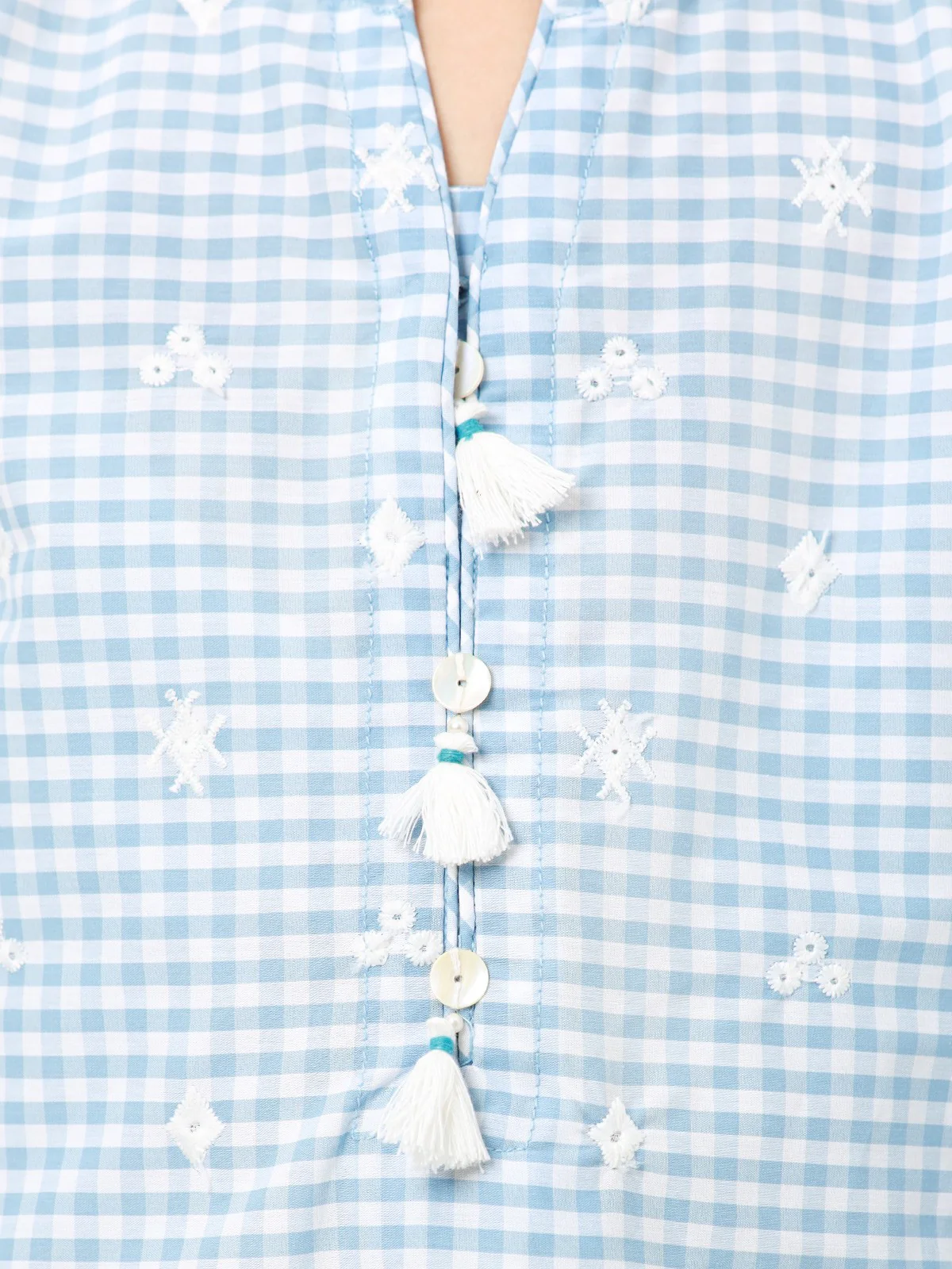Embroidered Cotton Shirt - EGTKE23-70614 - Image 5
