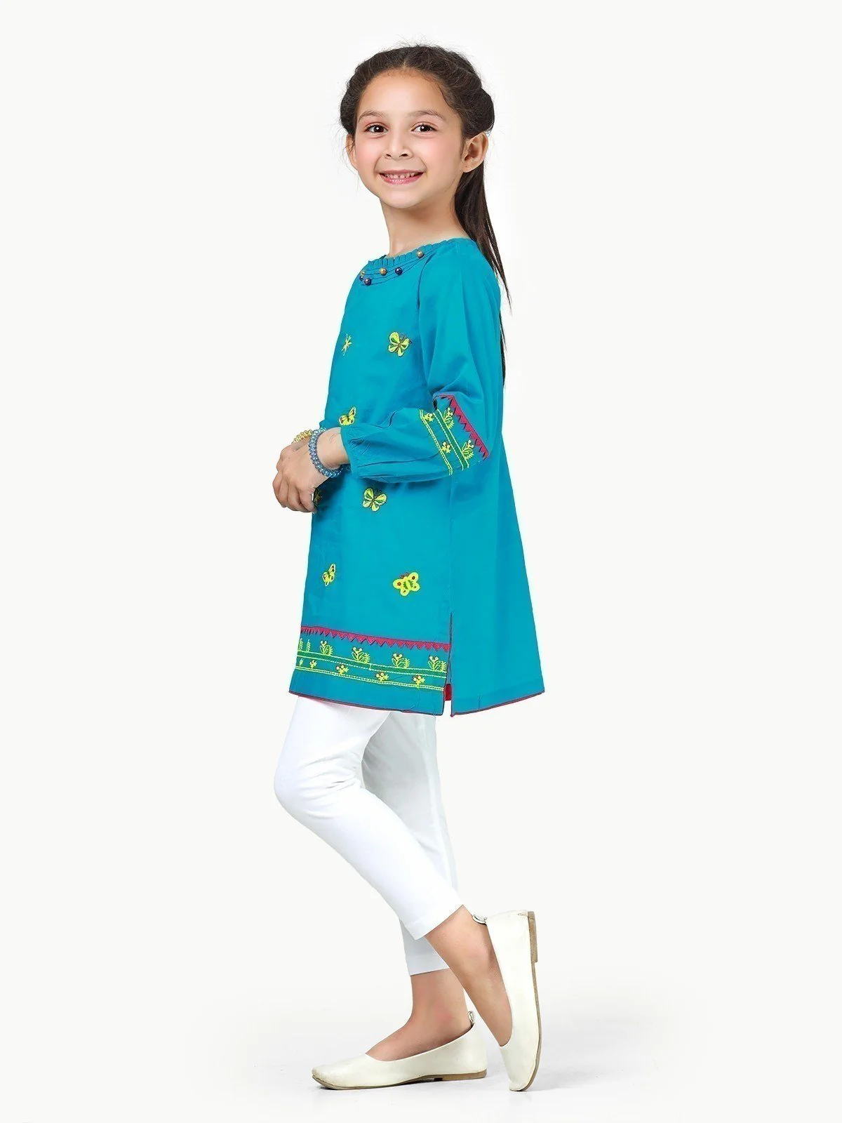Embroidered Lawn Shirt - EGTKE22-70345 - Image 3