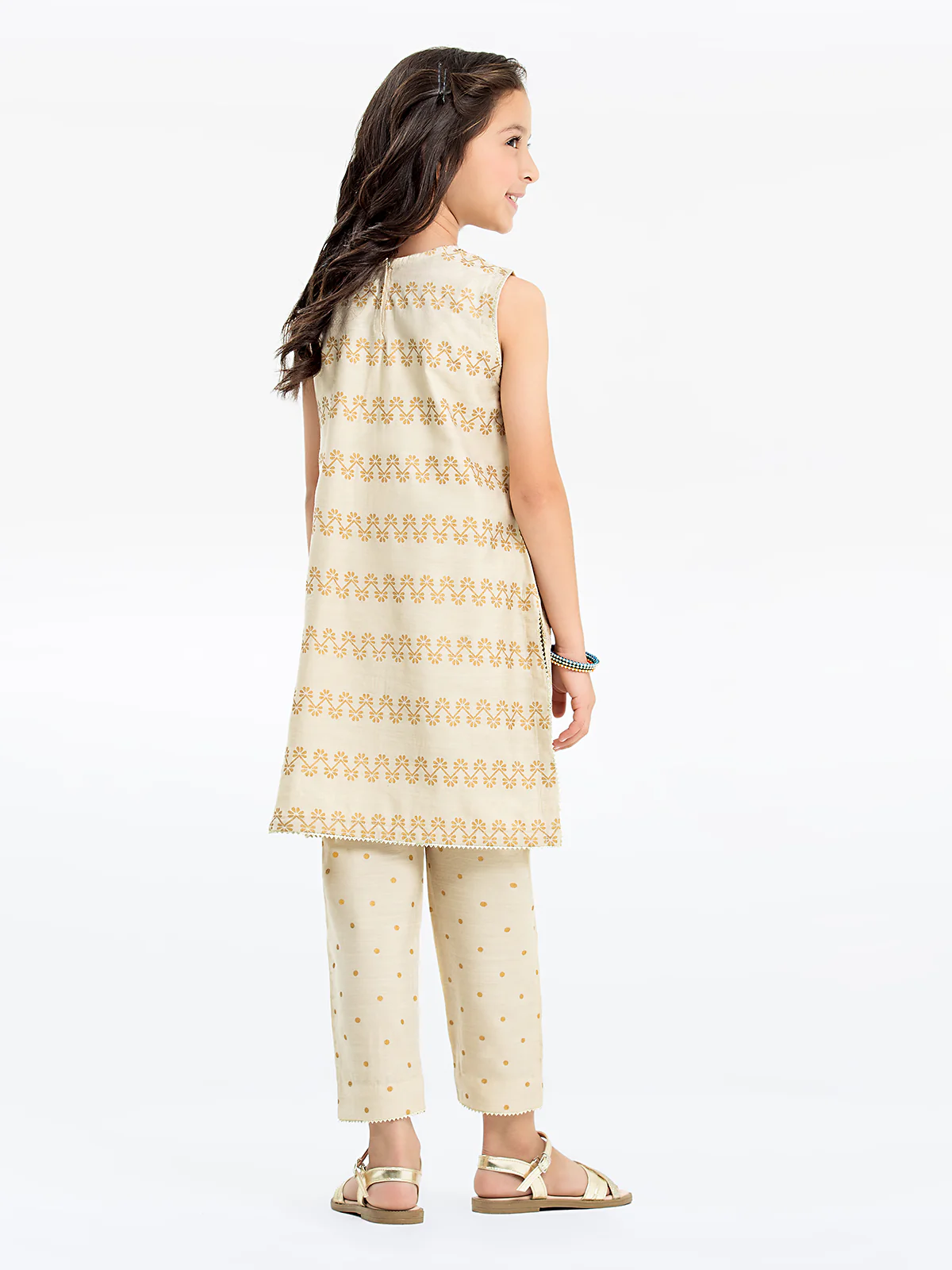 Embroidered Dobby Shirt Trouser - EGTPLE24-50003ST - Image 5
