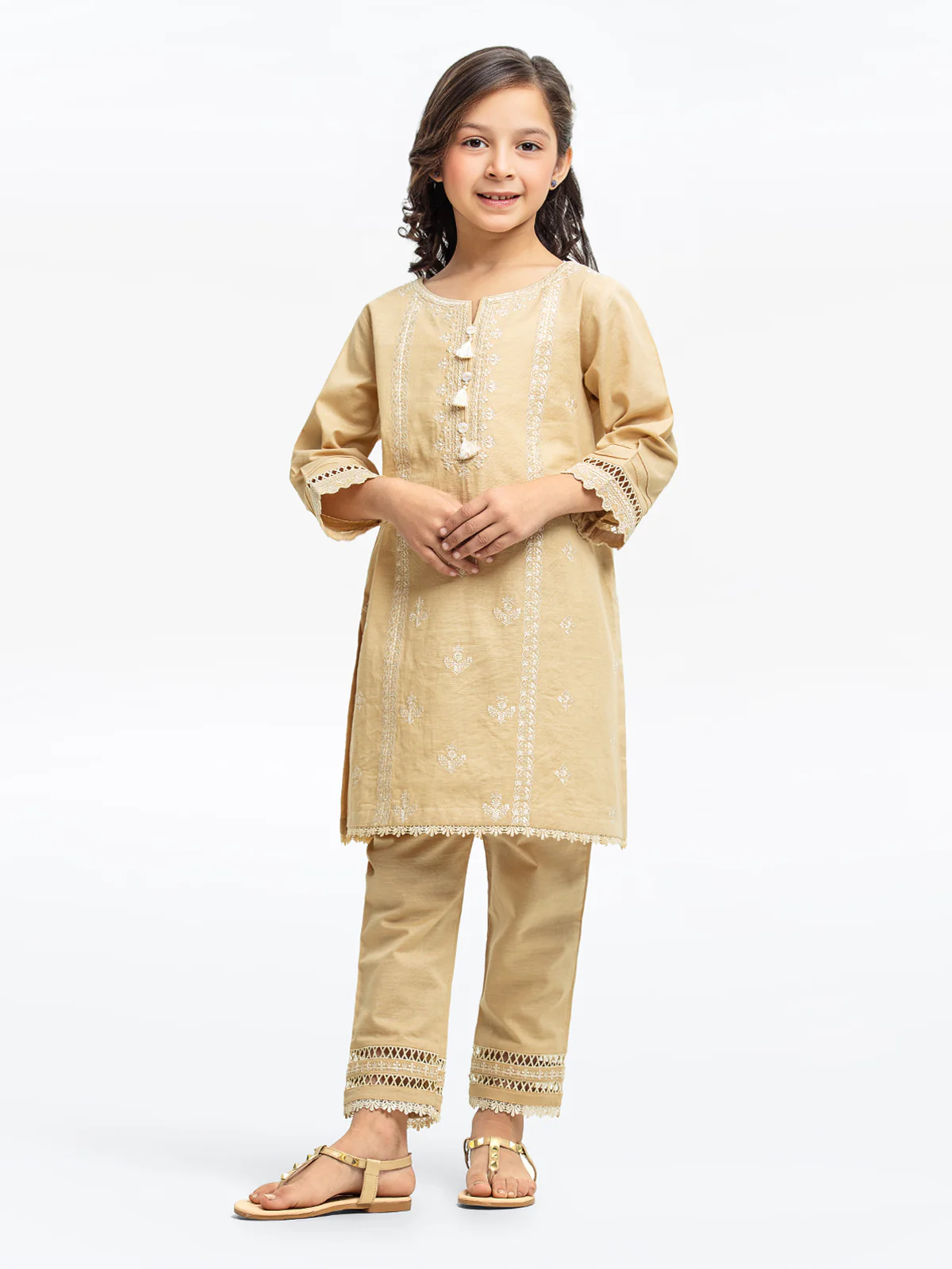 Embroidered Khaddar Shirt Trouser - EGTKE23-70711ST