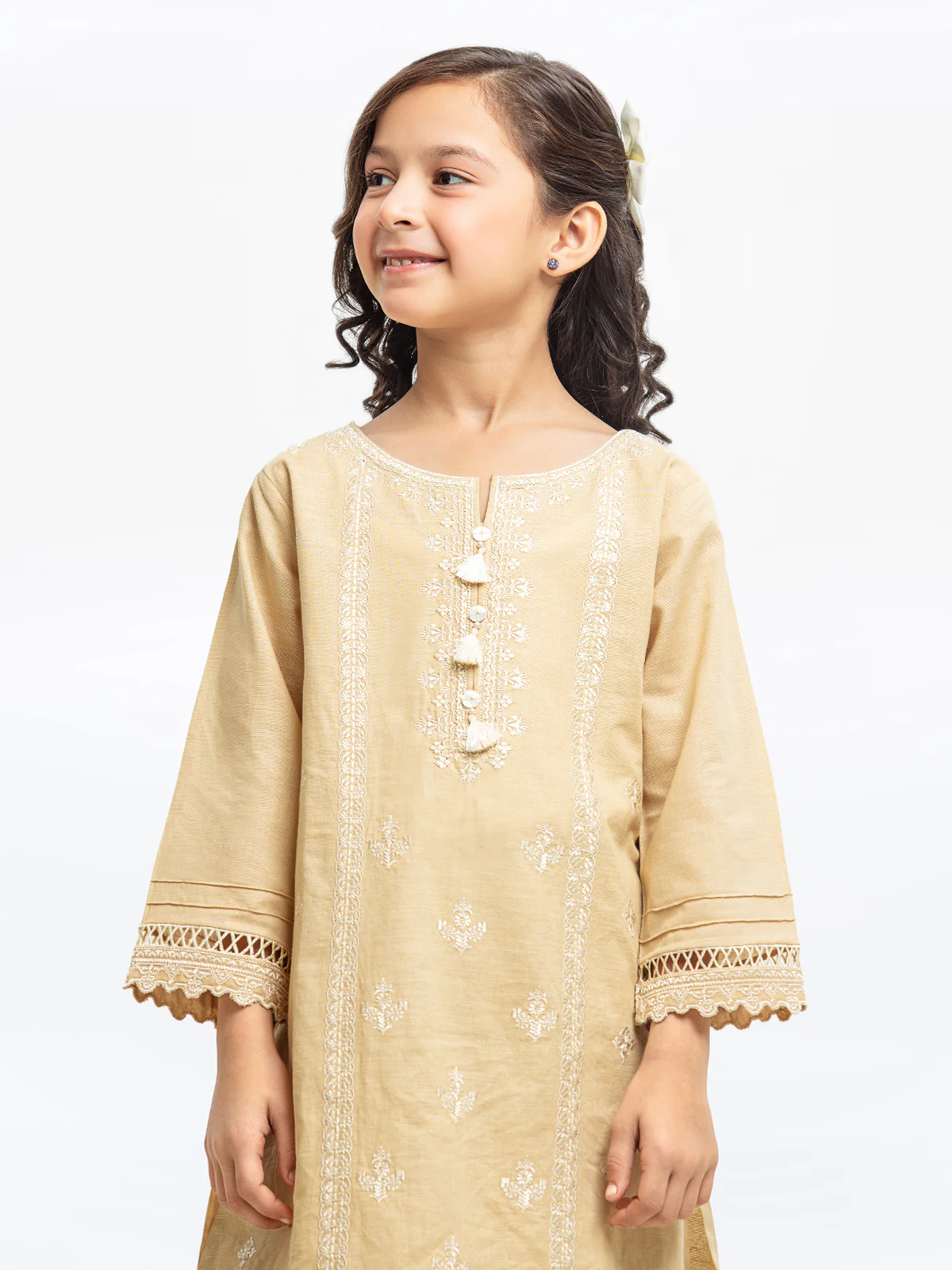 Embroidered Khaddar Shirt Trouser - EGTKE23-70711ST - Image 2