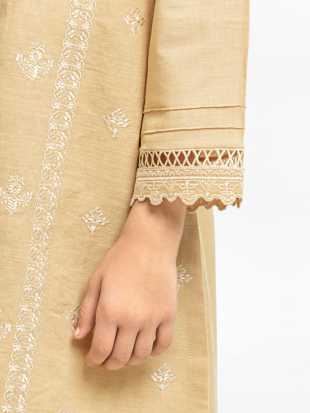 Embroidered Khaddar Shirt Trouser - EGTKE23-70711ST - Image 5