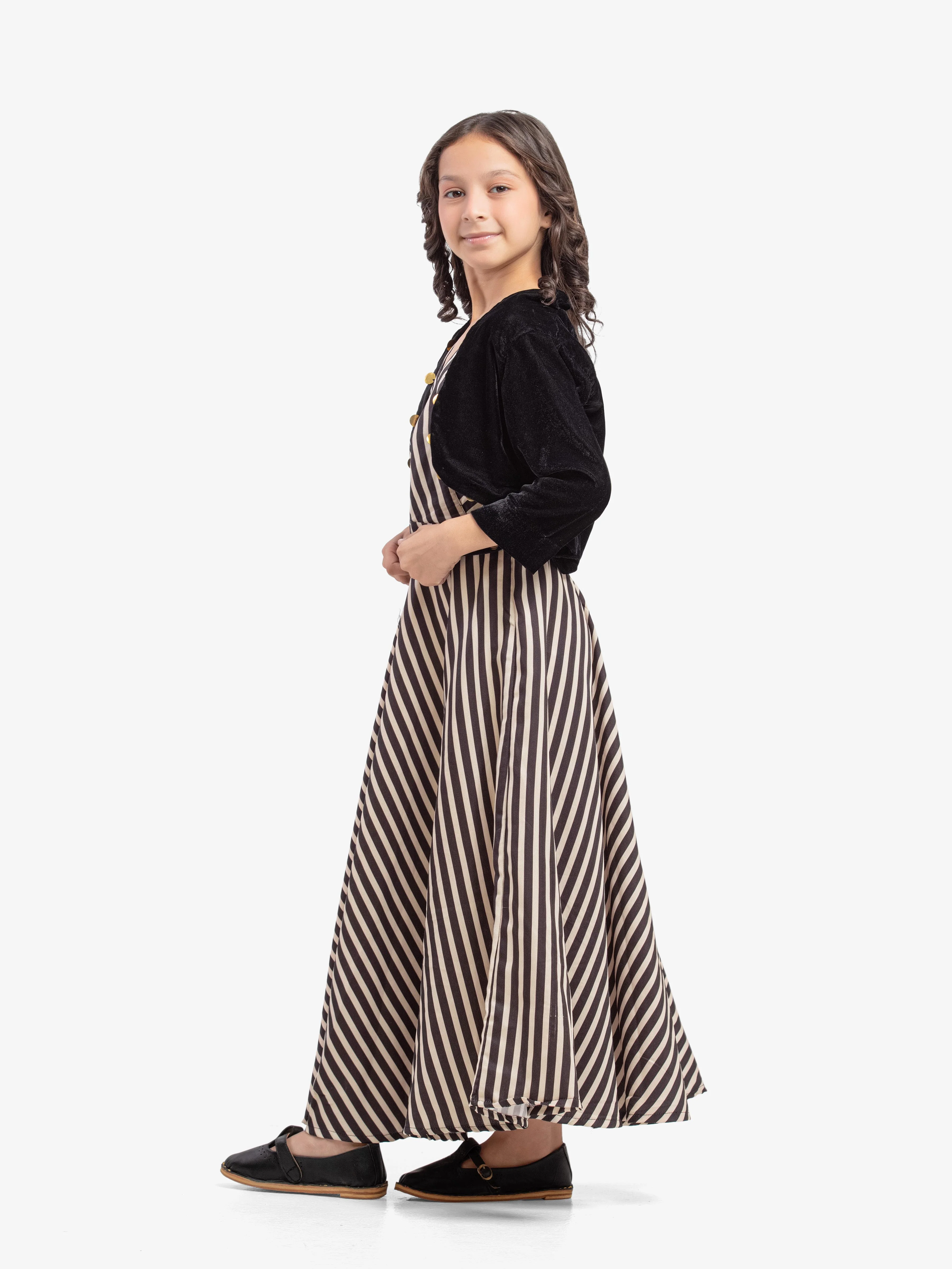 Printed Herringbone Long Maxi - EGTKP5-70806S - Image 4
