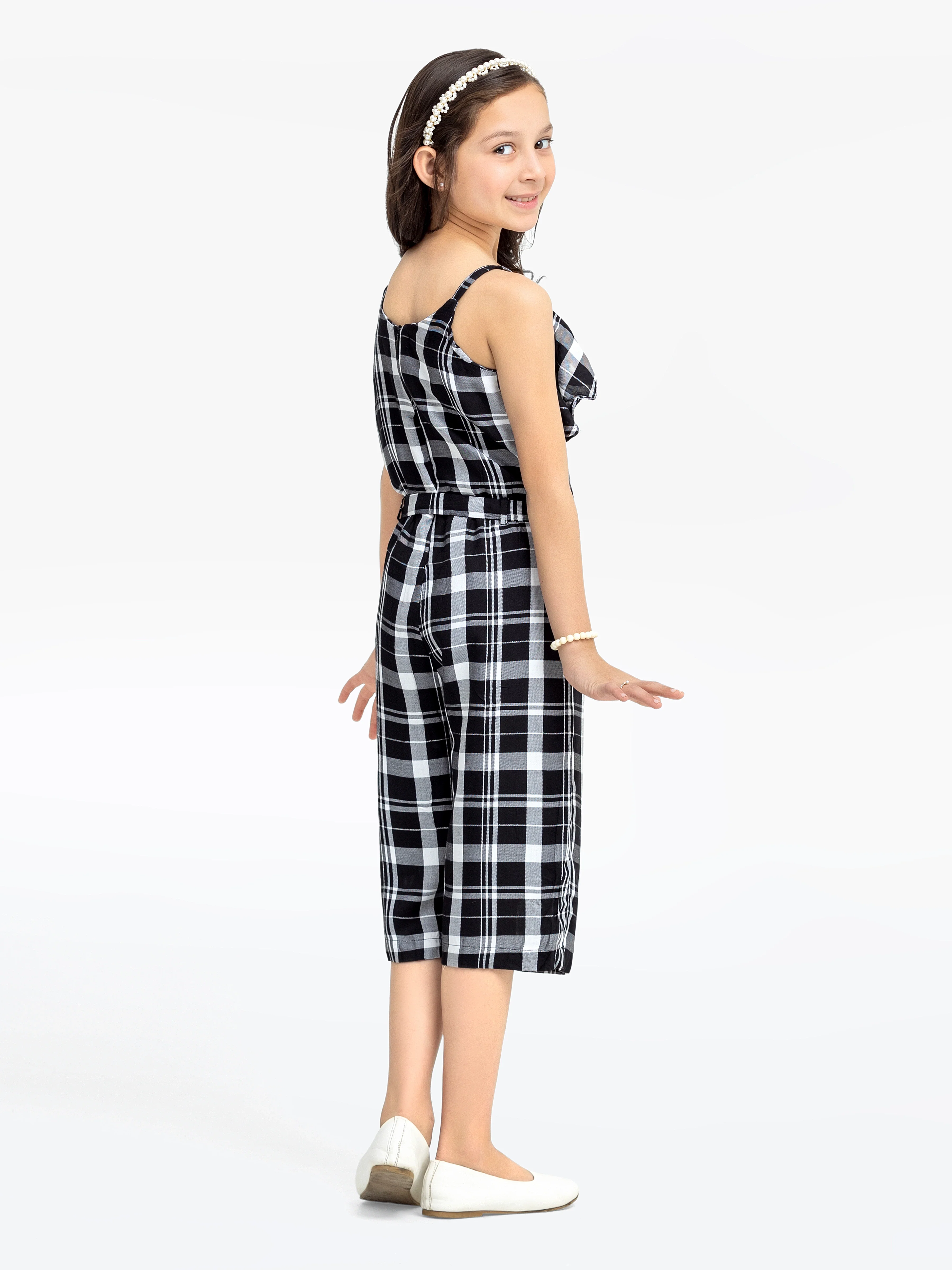 Check Jumpsuit - EGTJSW24-001 - Image 3