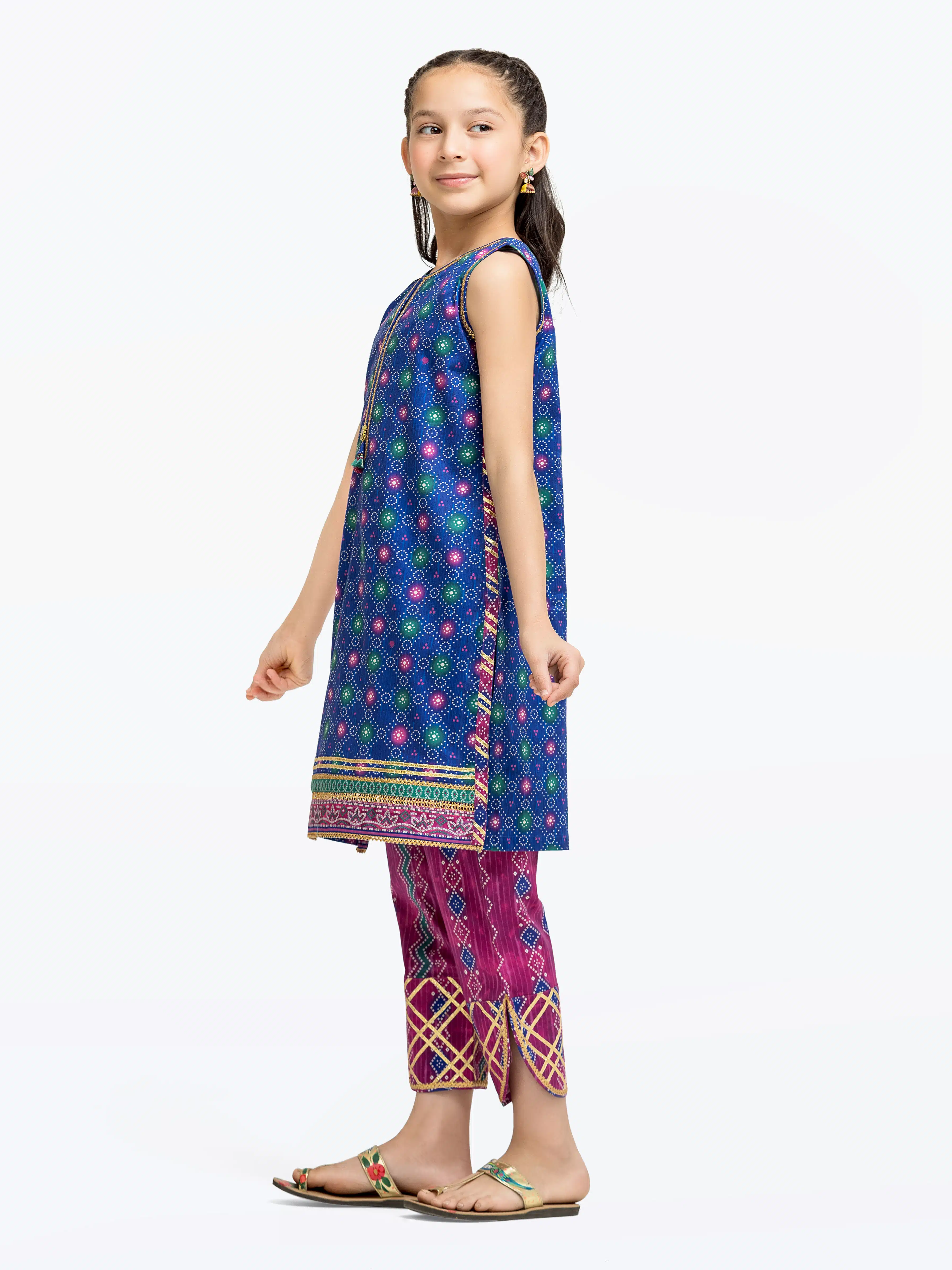 Printed Cambric Co-Ord Set - EGTKP5-70975ST - Image 4