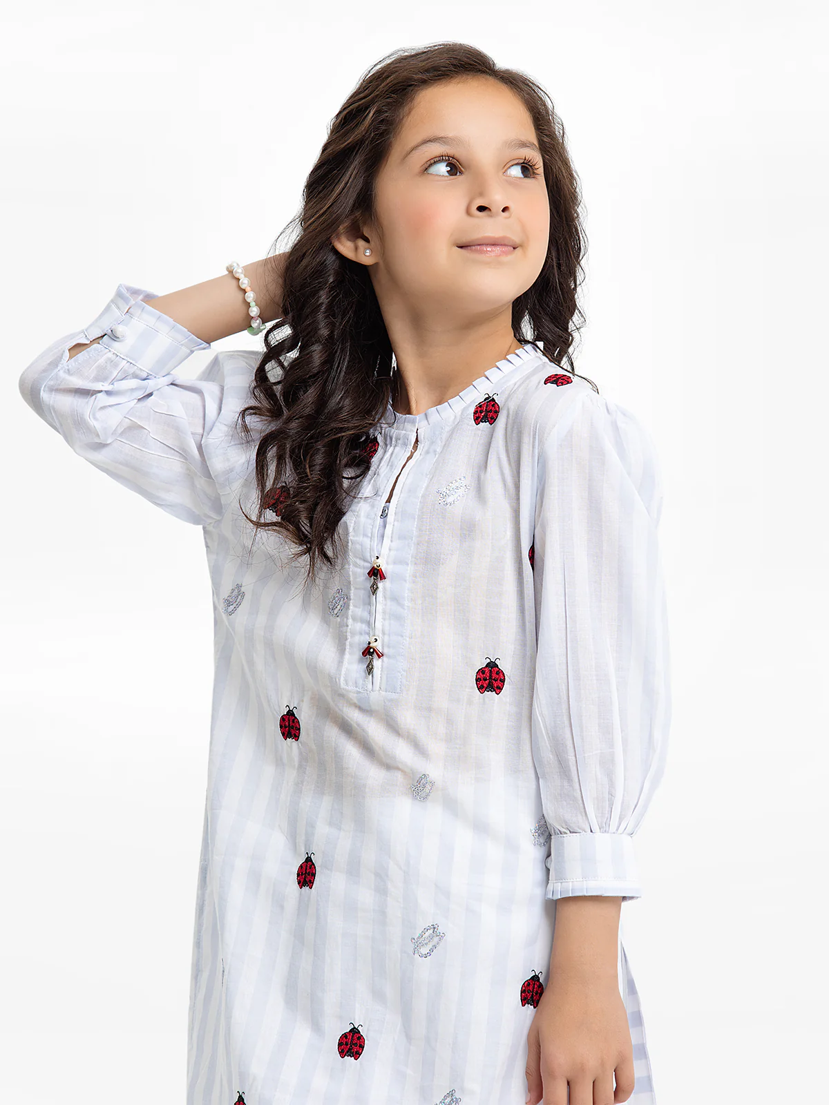 Embroidered Lawn Shirt - EGTKE23-70709S - Image 2