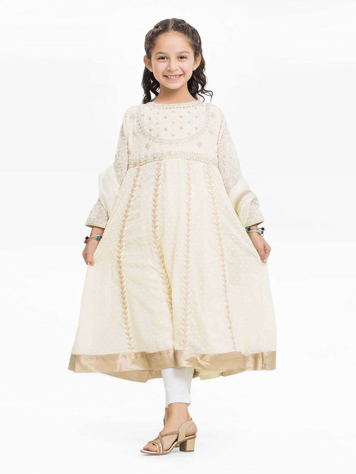 Embroidered Shirt Dupatta - EGTPLE23-22223SD