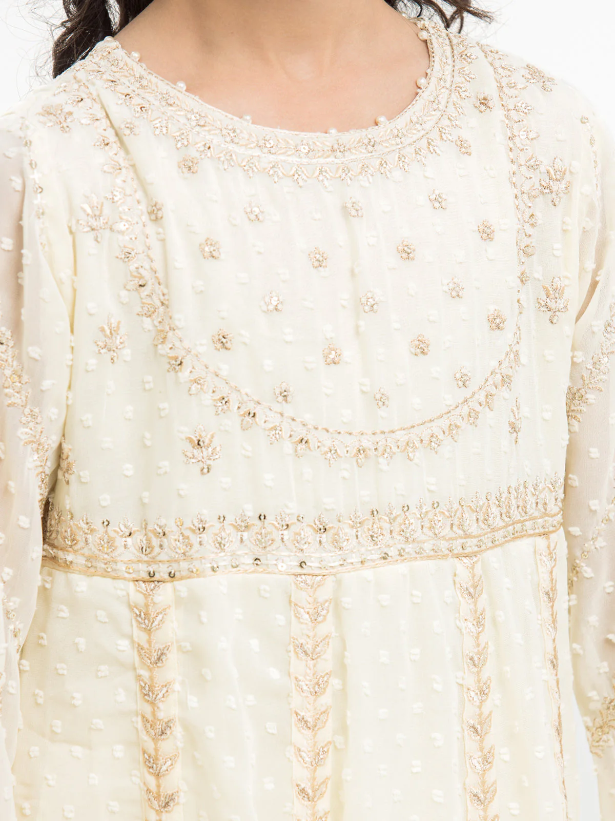 Embroidered Shirt Dupatta - EGTPLE23-22223SD - Image 4