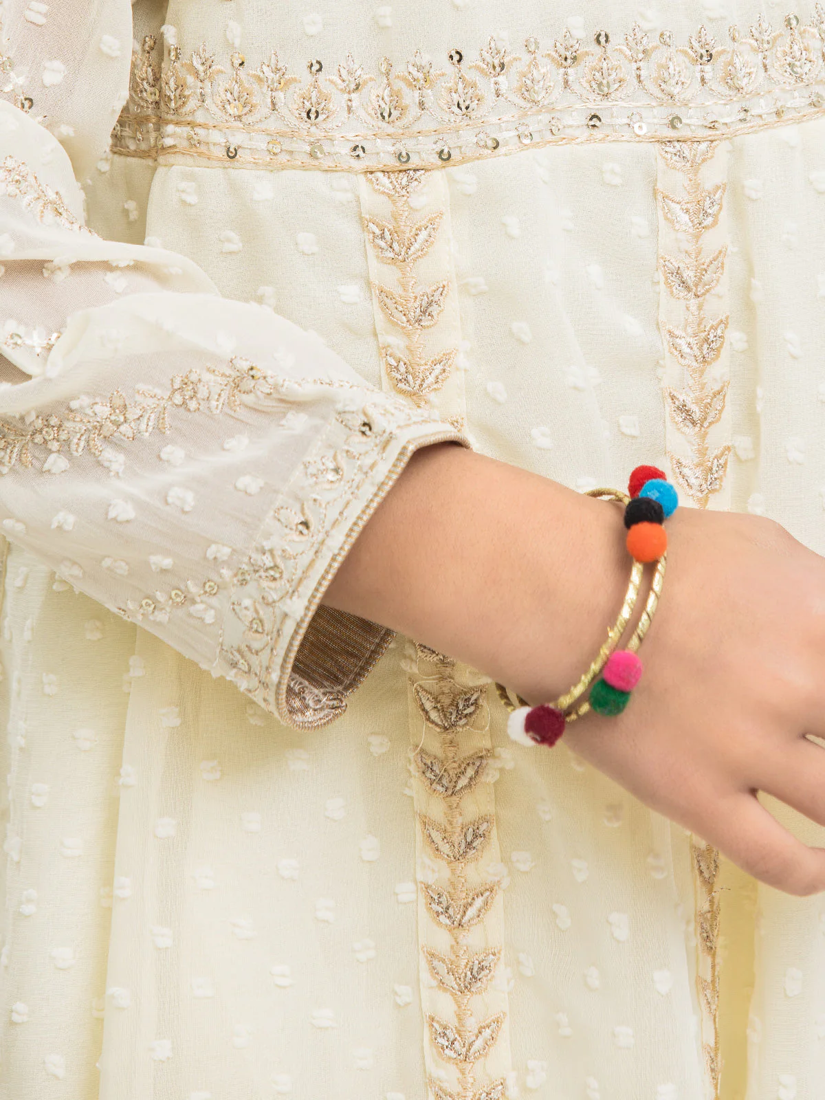 Embroidered Shirt Dupatta - EGTPLE23-22223SD - Image 5