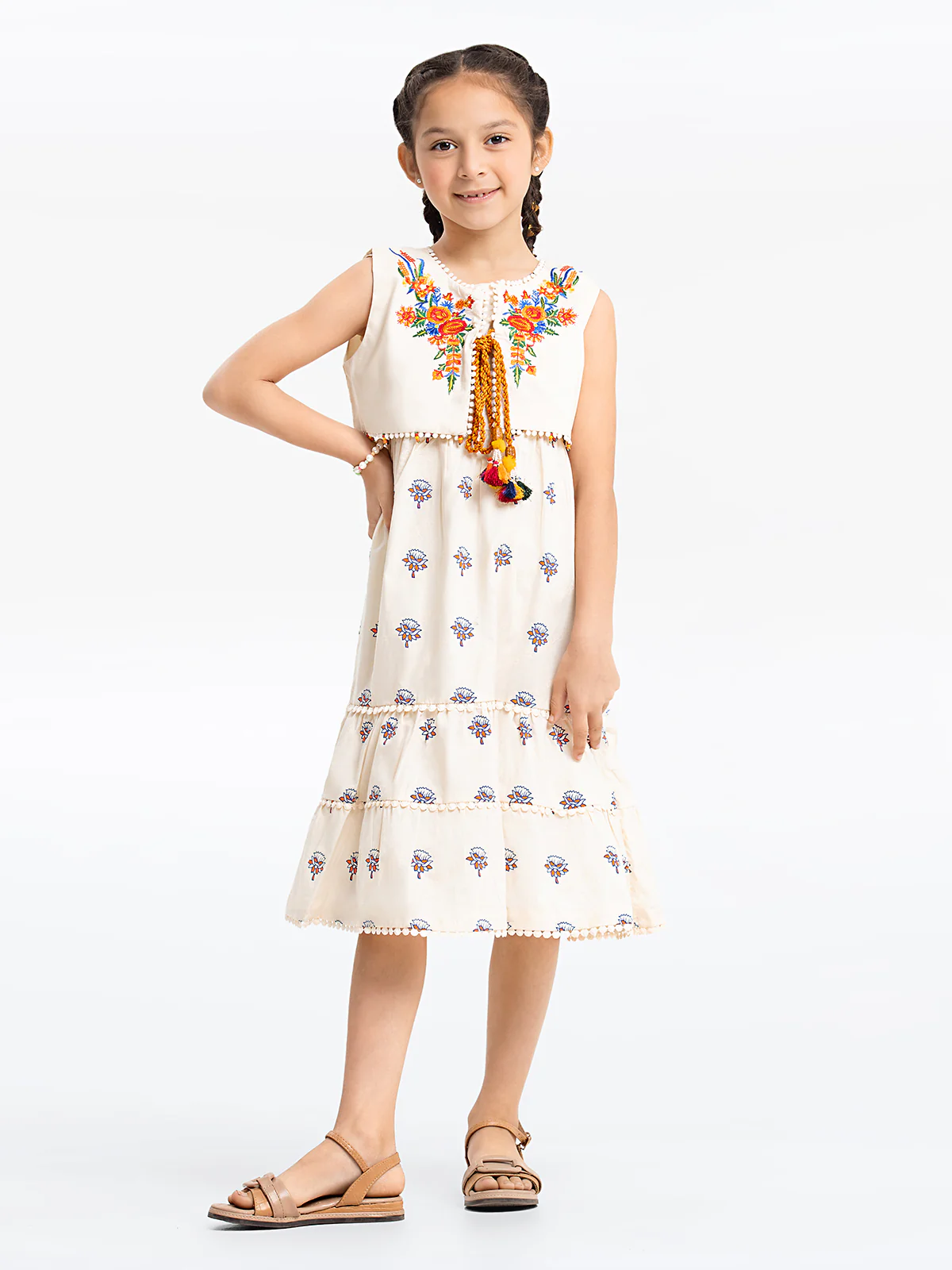 Embroidered Cambric Shirt - EGTKE23-70525S