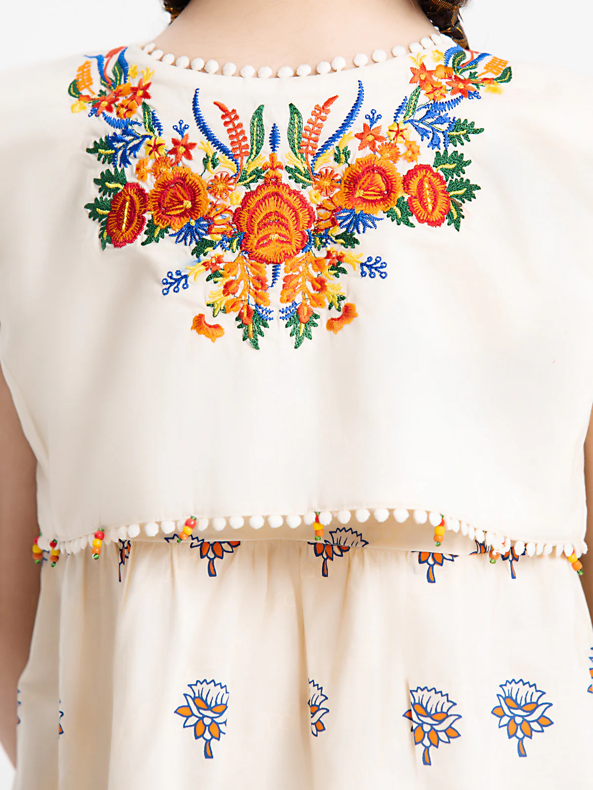 Embroidered Cambric Shirt - EGTKE23-70525S - Image 4